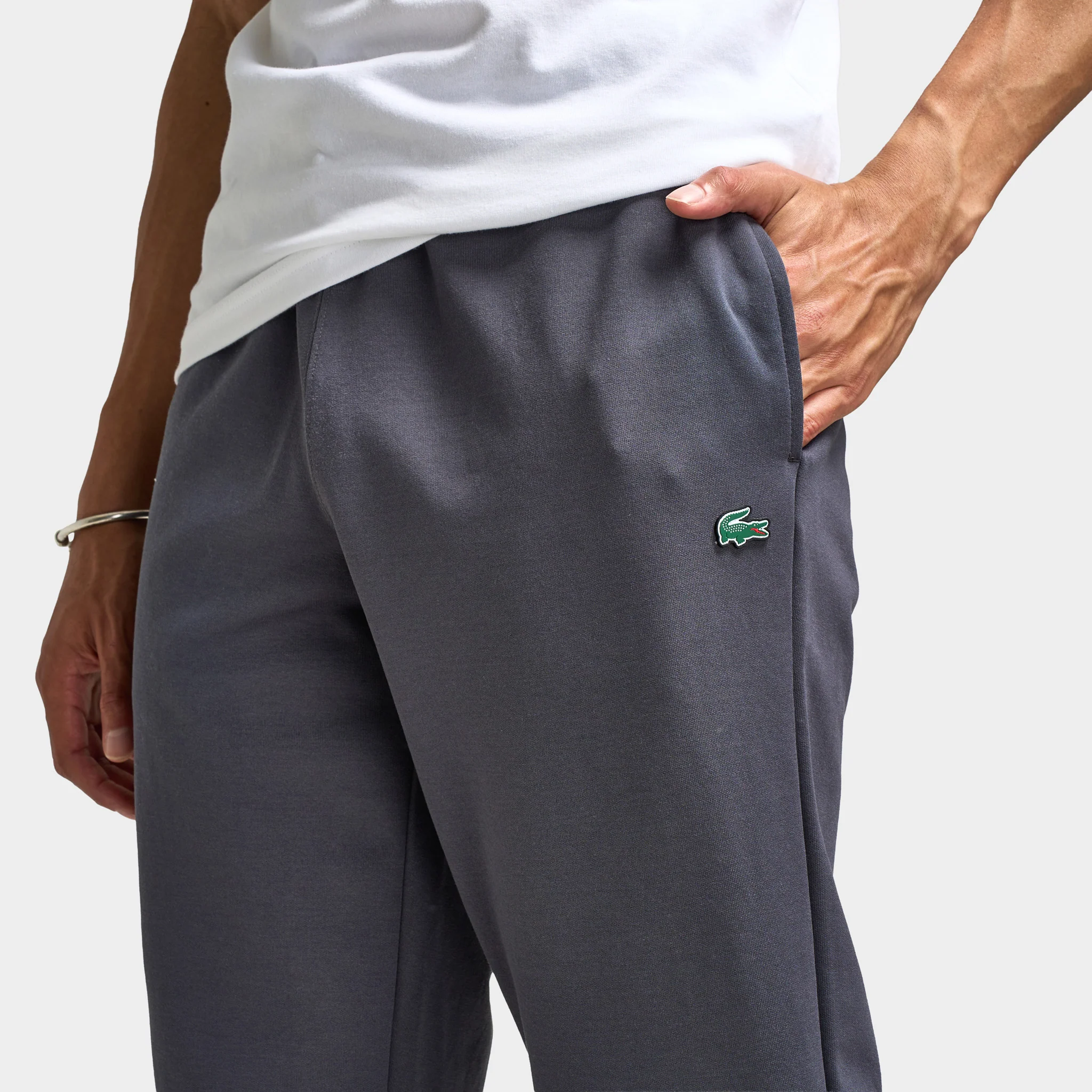 Lacoste Double Knit Pant / Elephant Grey - Image 5