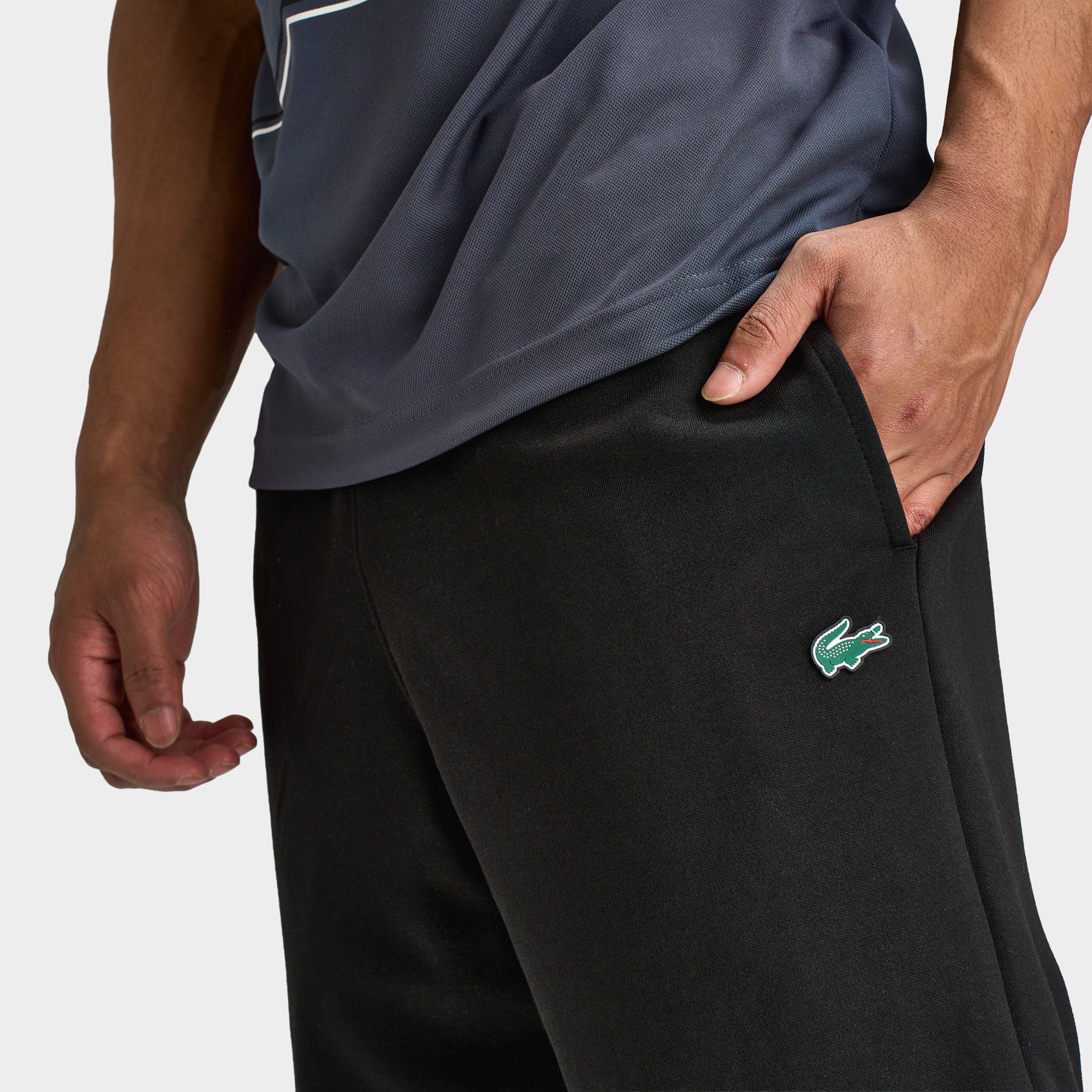 Lacoste Fleece Short / Black - Image 3