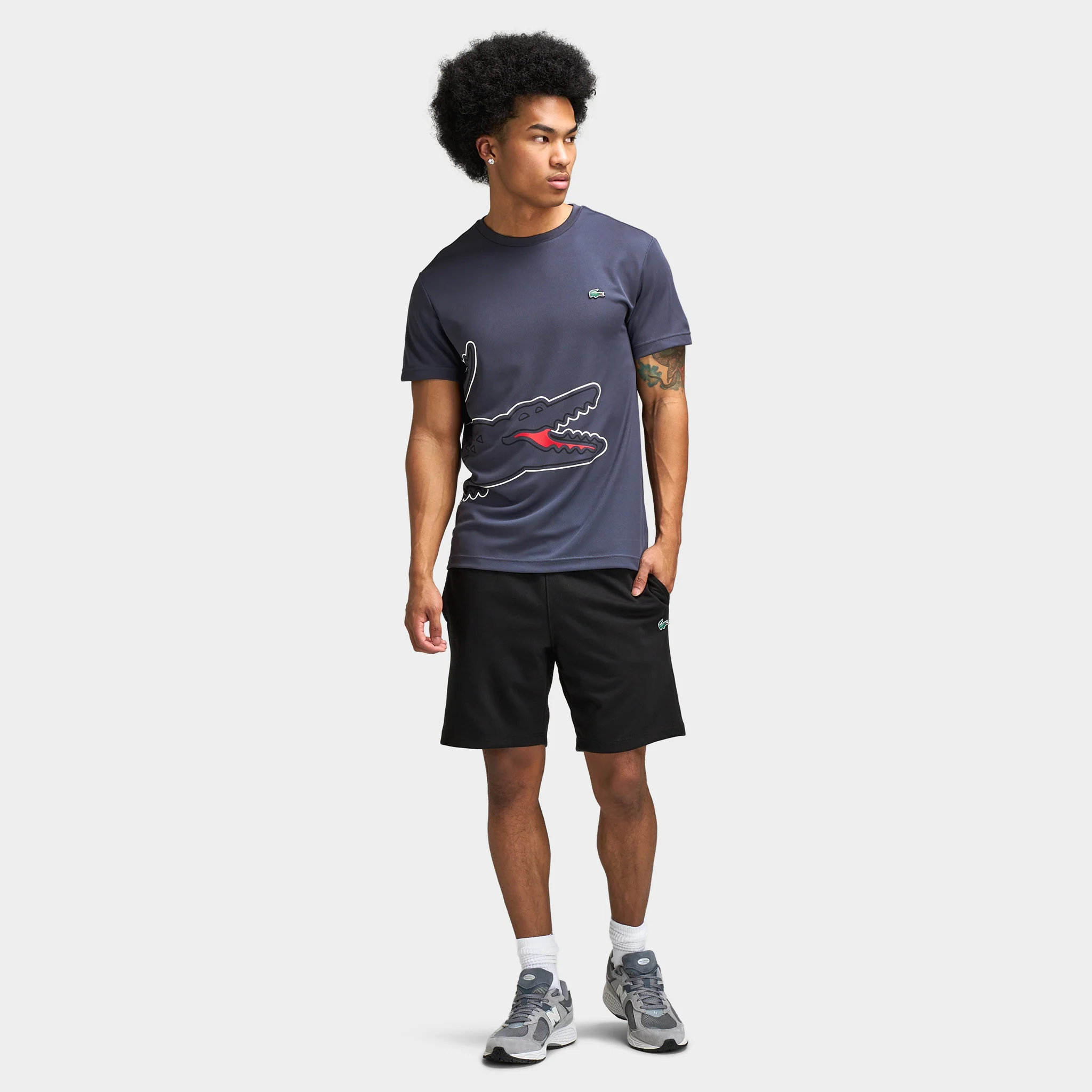 Lacoste Fleece Short / Black - Image 6