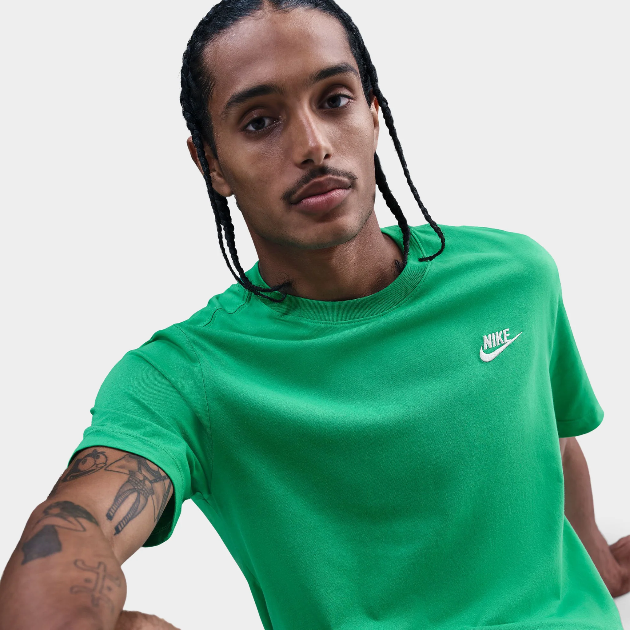 Nike Club Men's T-Shirt / Stadium Green - Image 3