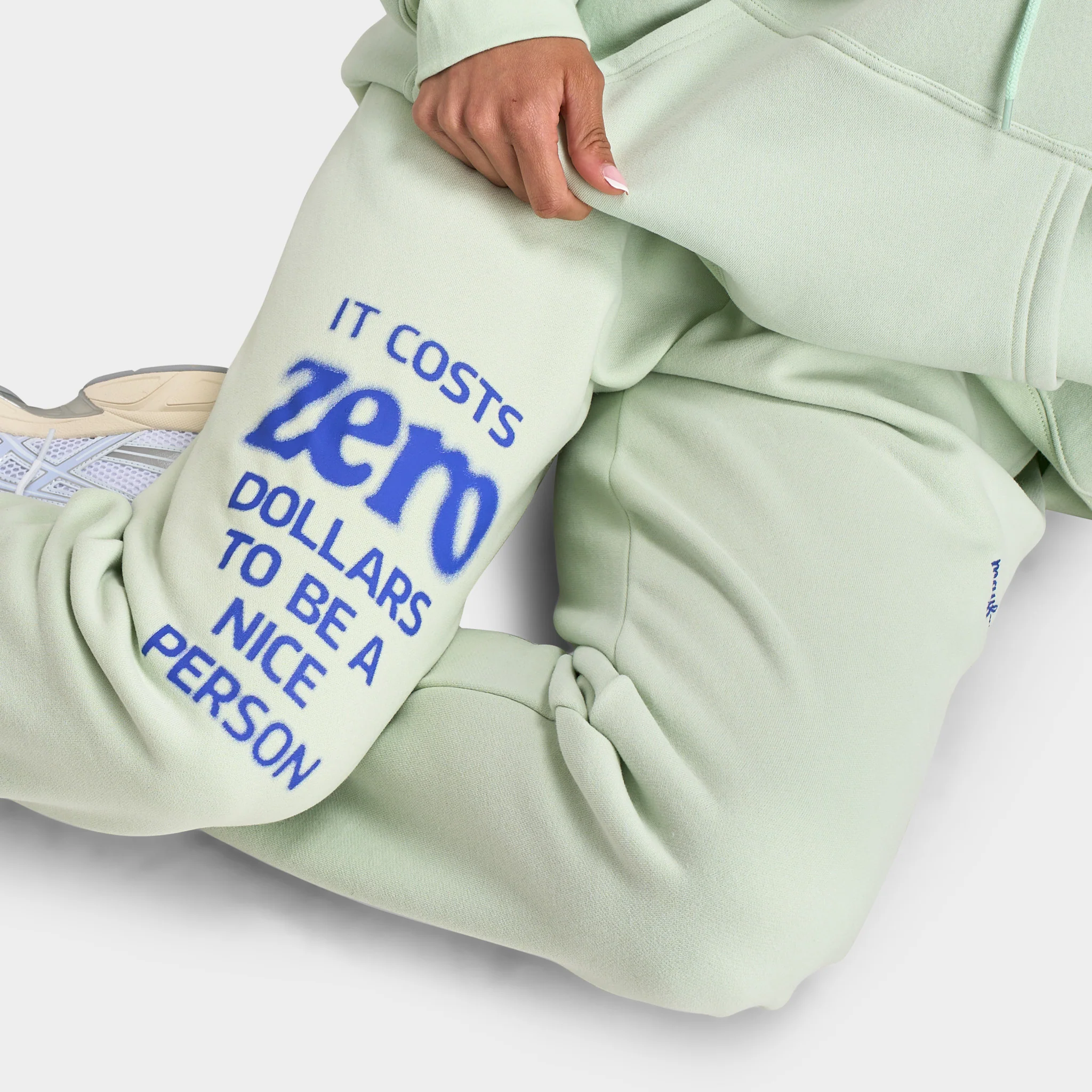 Mayfair Women's It Costs $0 Sweatpants / Seafoam - Image 5