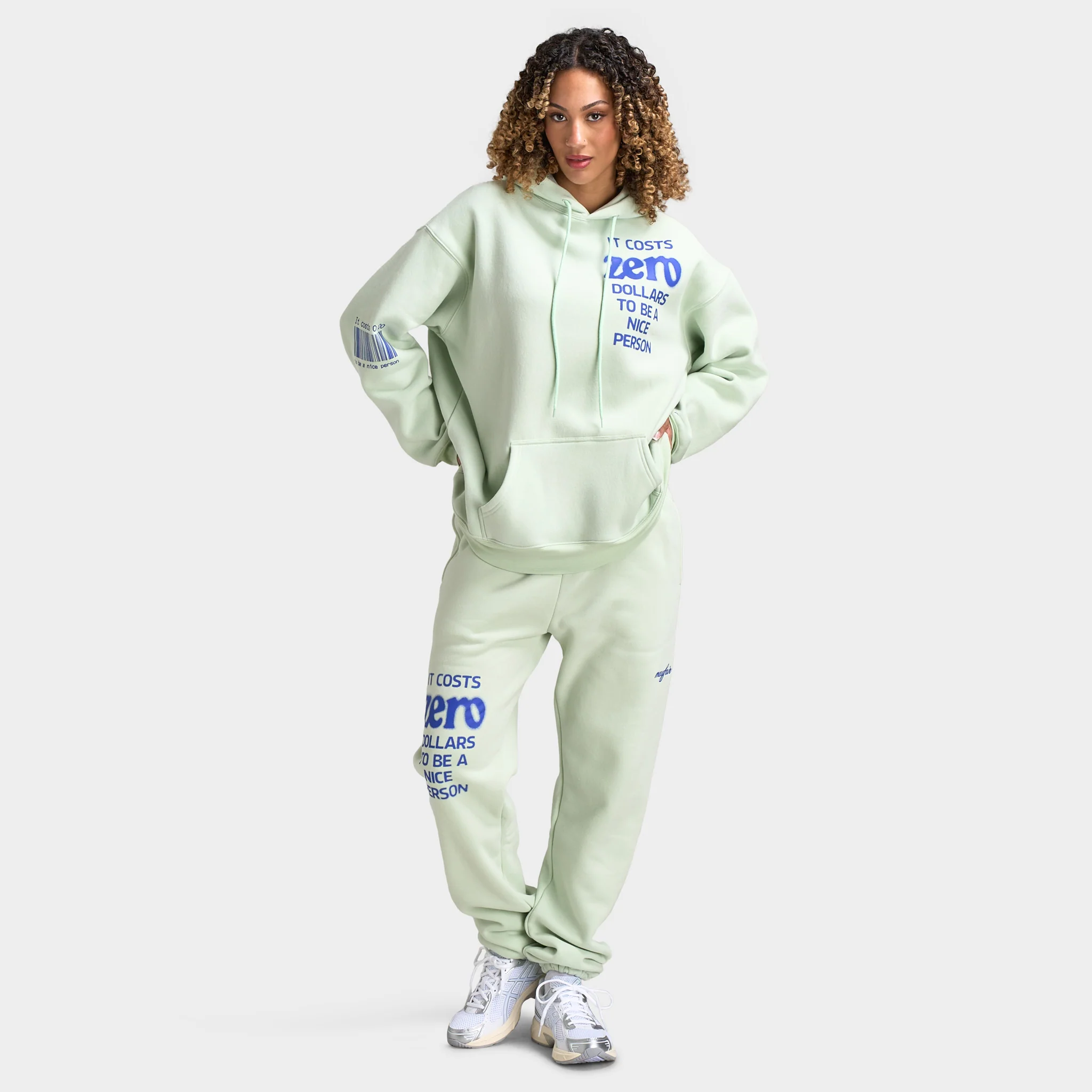 Mayfair Women's It Costs $0 Sweatpants / Seafoam - Image 6