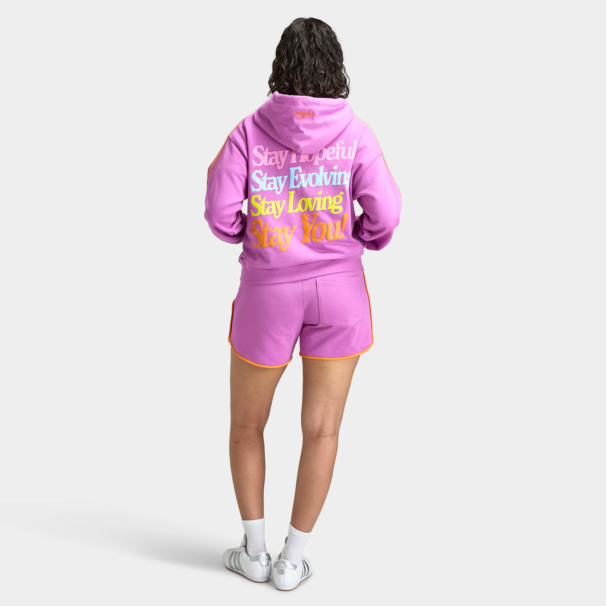 Mayfair Women's Stay You Full Zip Hoodie / Pink - Image 5