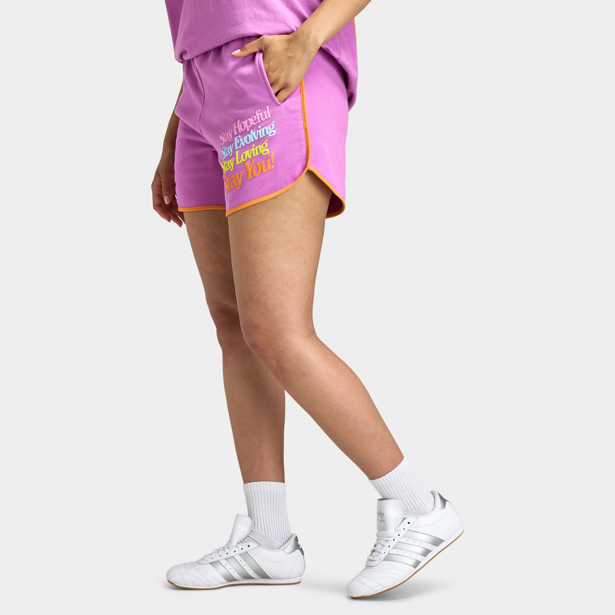 Mayfair Women's Stay You Sweatshorts / Pink - Image 3
