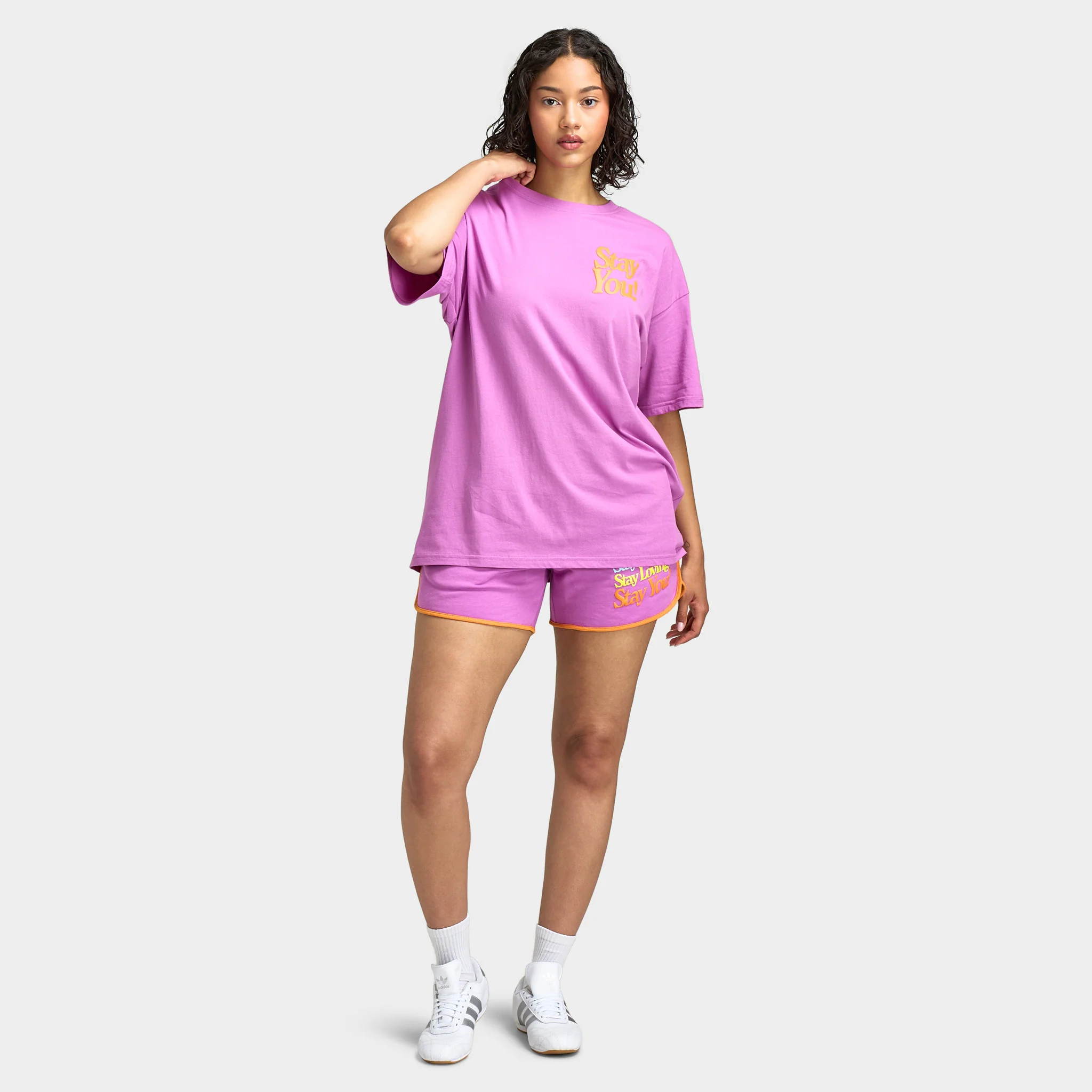 Mayfair Women's Stay You Sweatshorts / Pink - Image 7