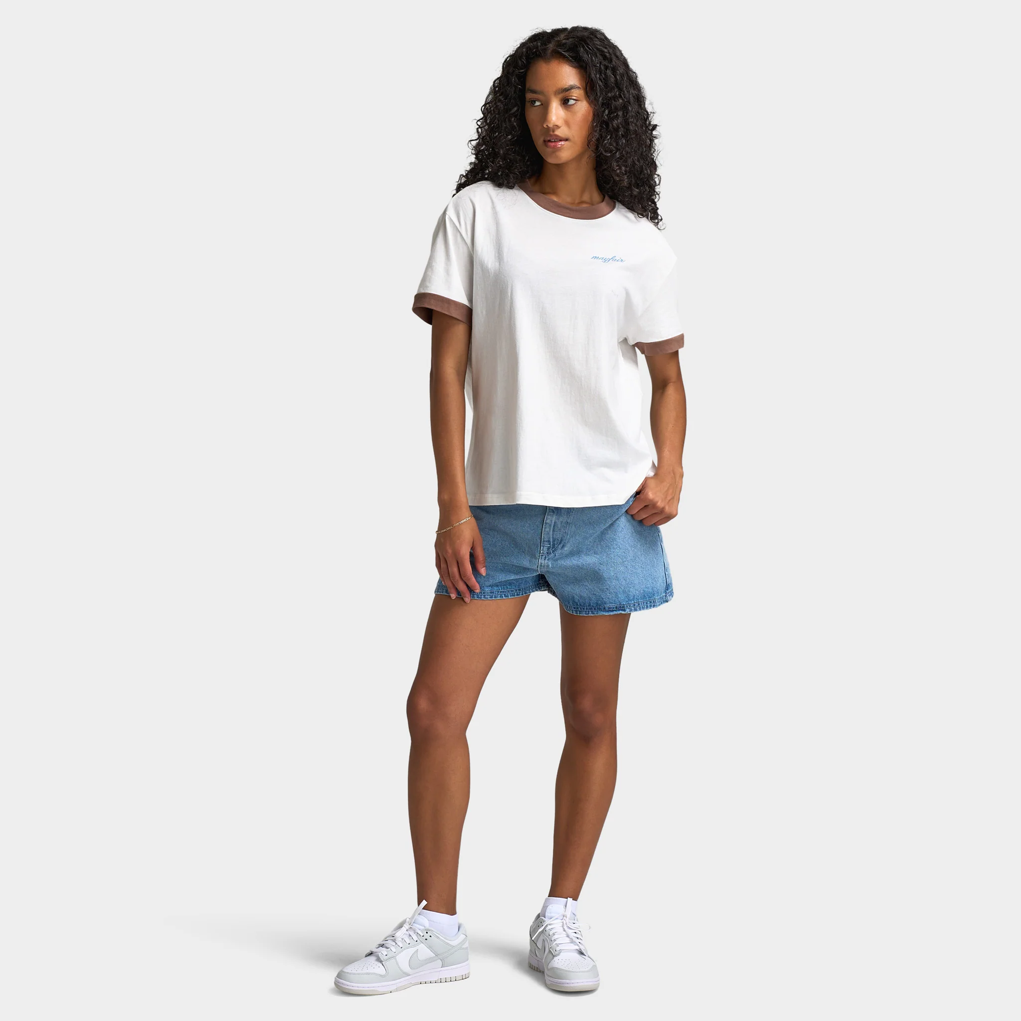 Mayfair Women's You Are Enough Fitted tee / White - Image 6