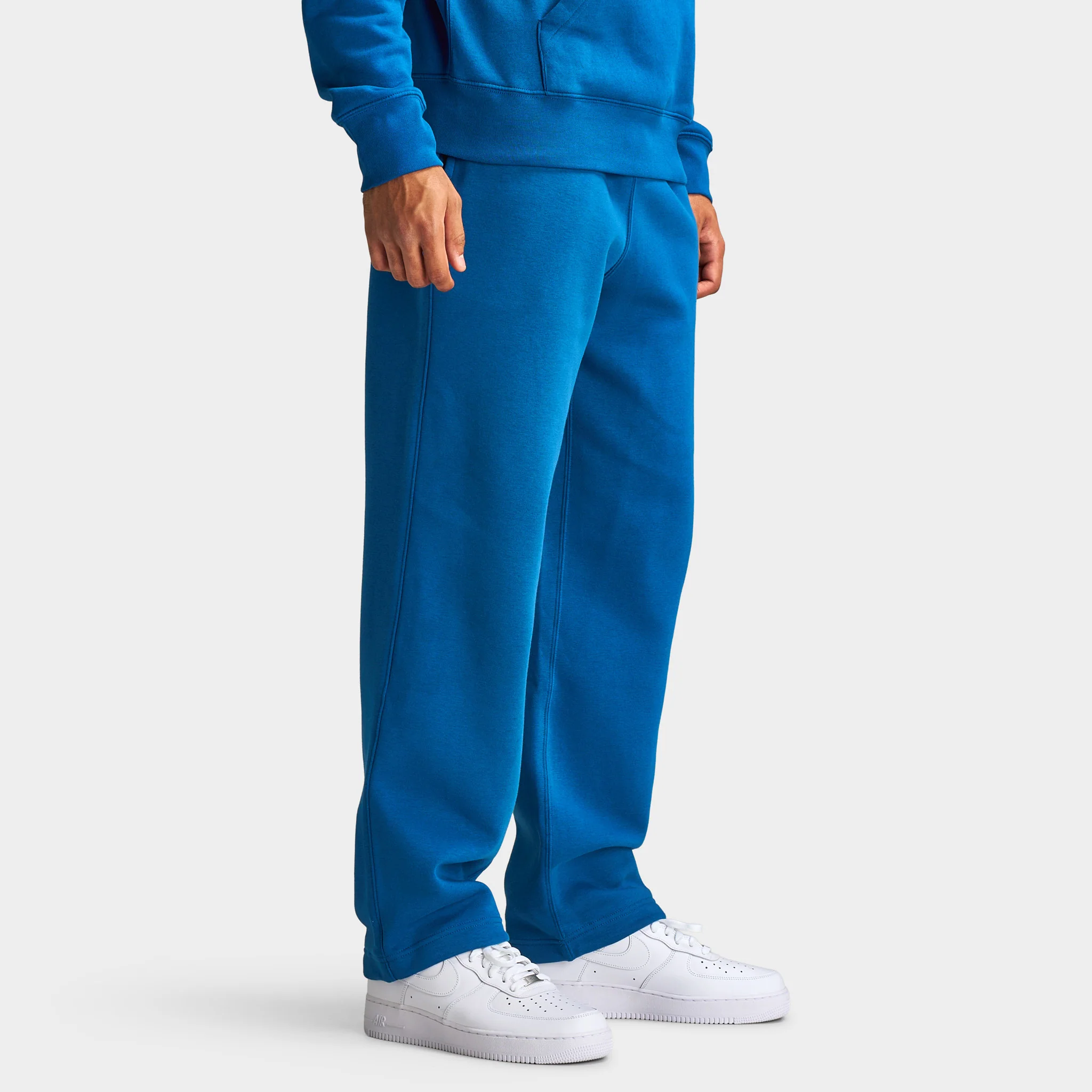 Nike Sportswear Club Men's Fleece Bungee Trousers / Blue - Image 3