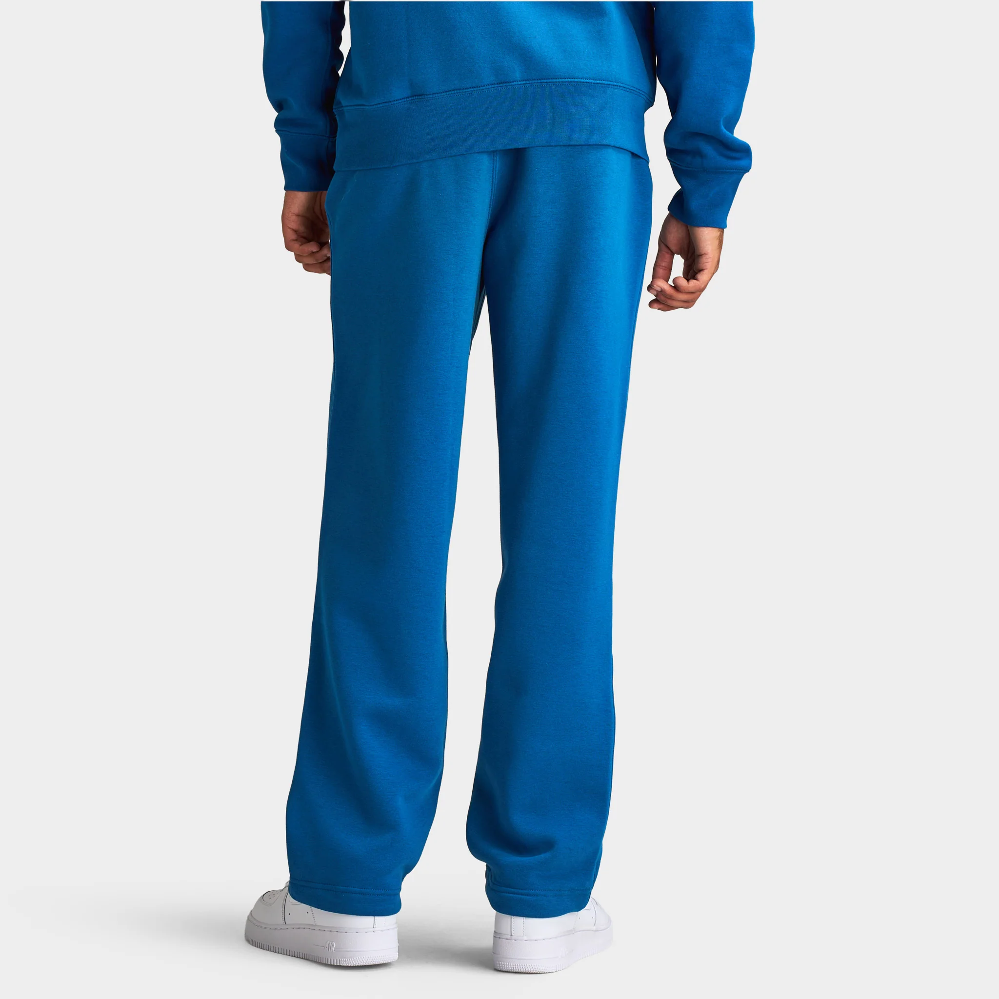 Nike Sportswear Club Men's Fleece Bungee Trousers / Blue - Image 4