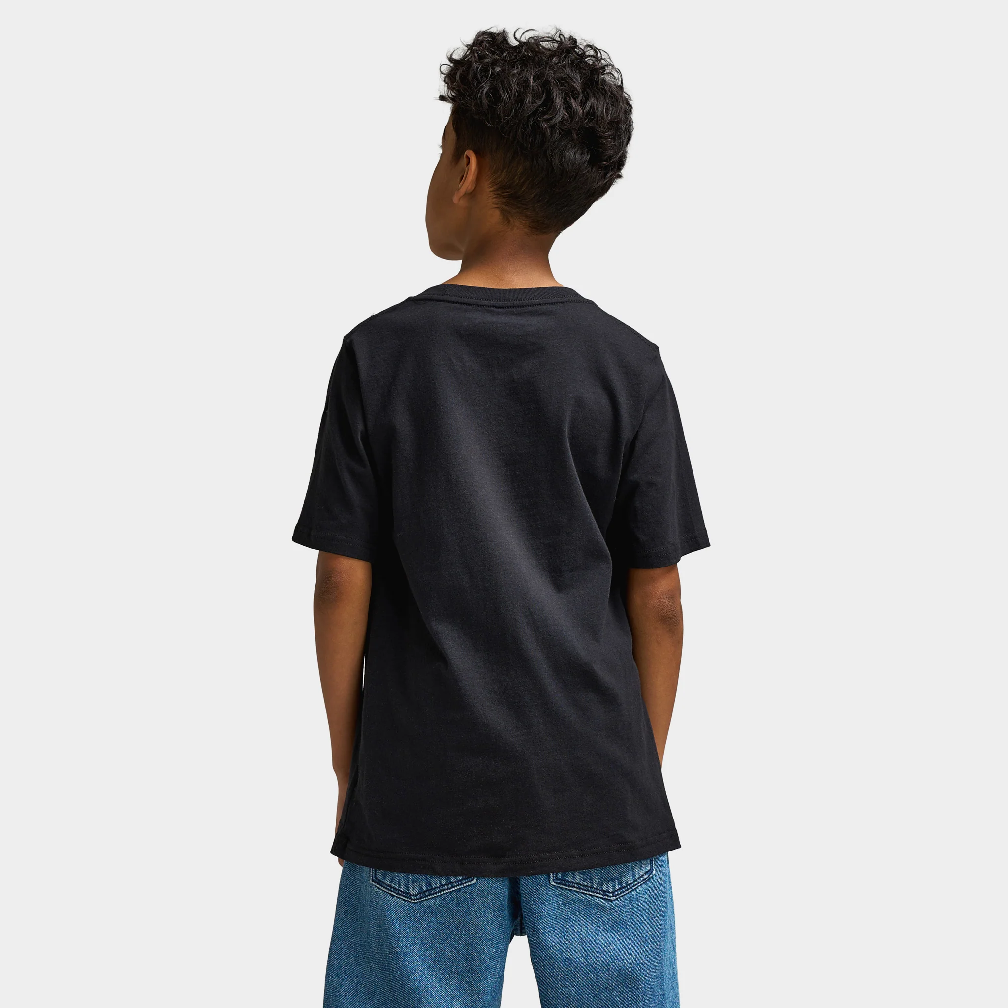 Mitchell & Ness Juniors' Chalk Magic Johnson Graphic Tee / Black - Image 2