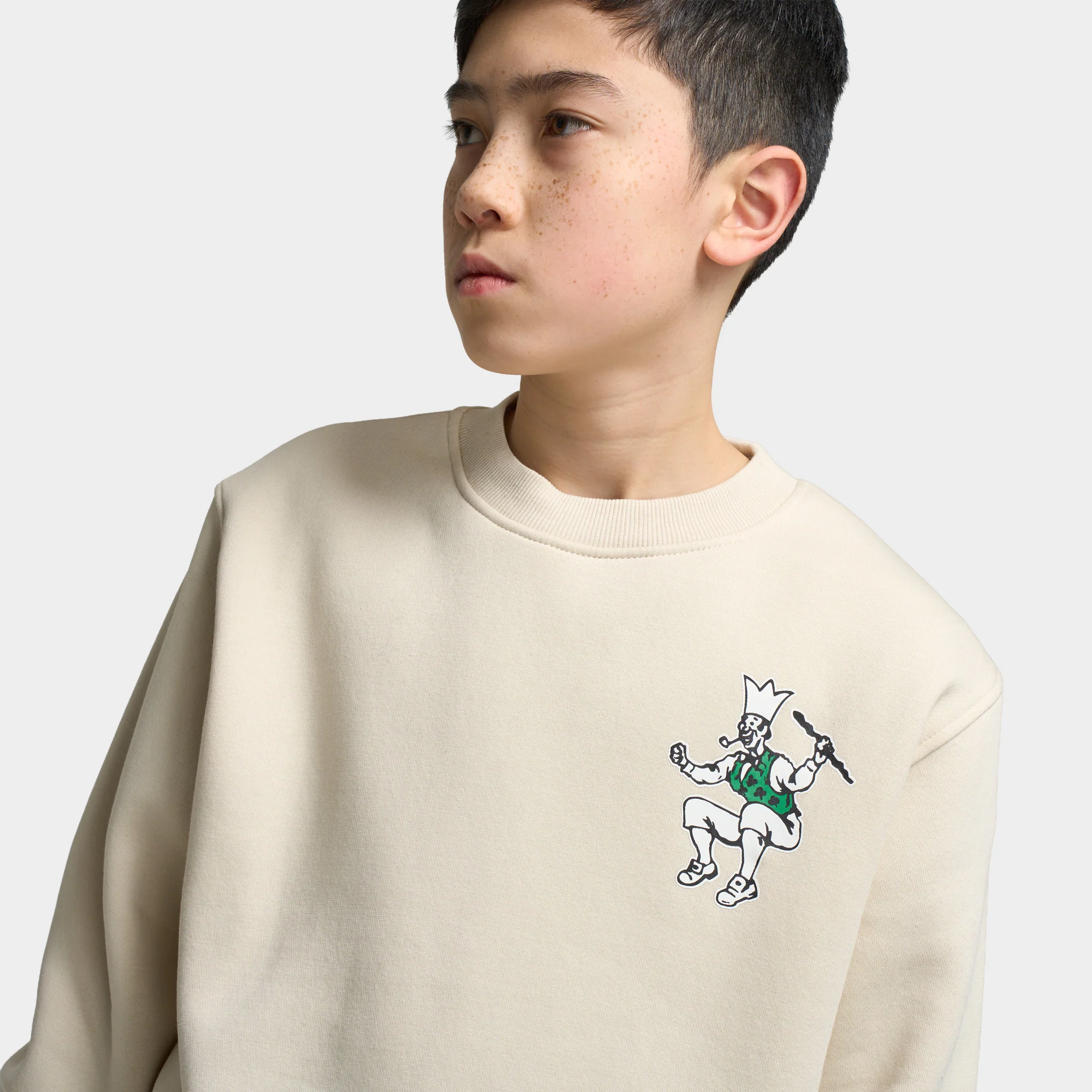 Mitchell & Ness Juniors' NBA Court Defender Crew Boston Celtics / Cream - Image 3