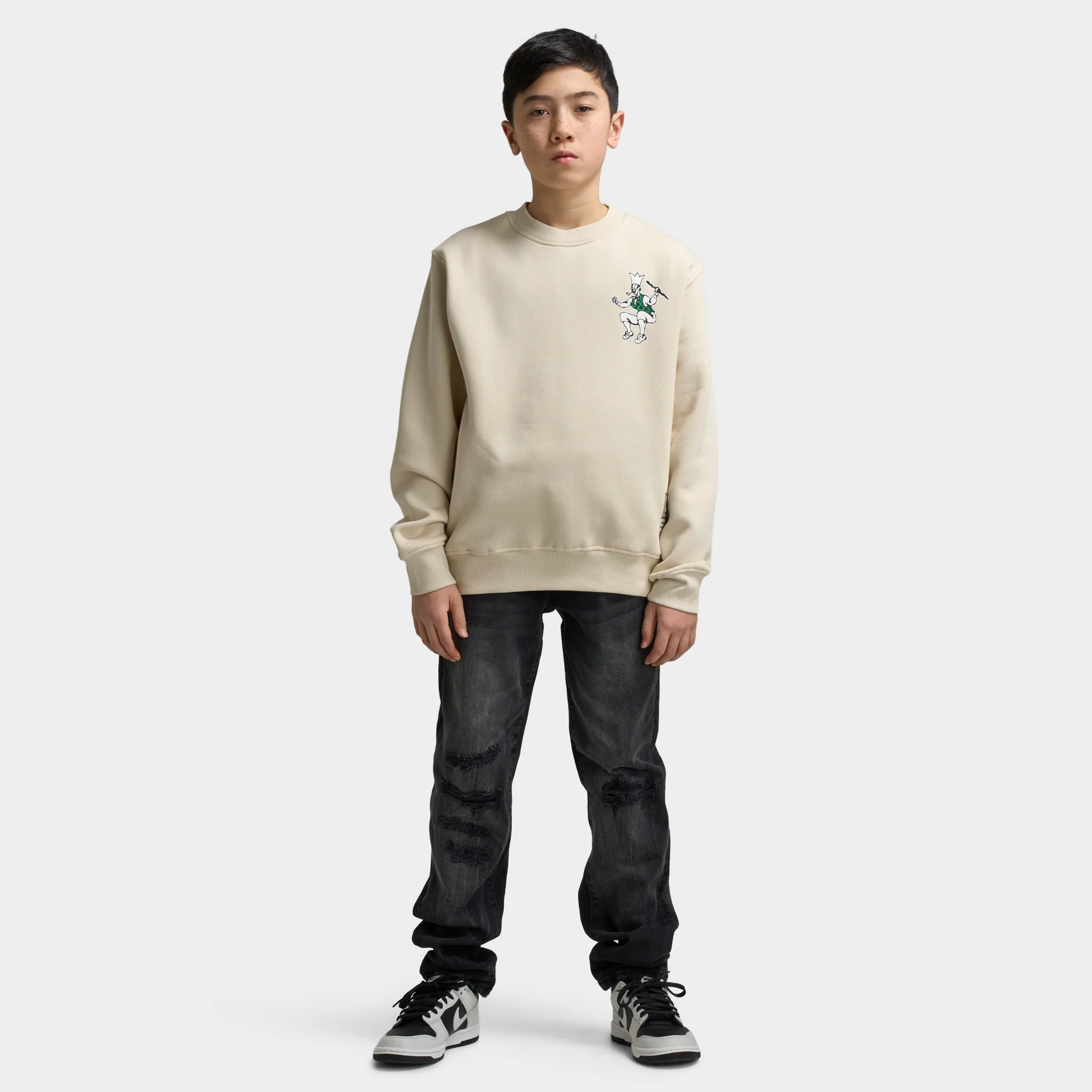 Mitchell & Ness Juniors' NBA Court Defender Crew Boston Celtics / Cream - Image 6