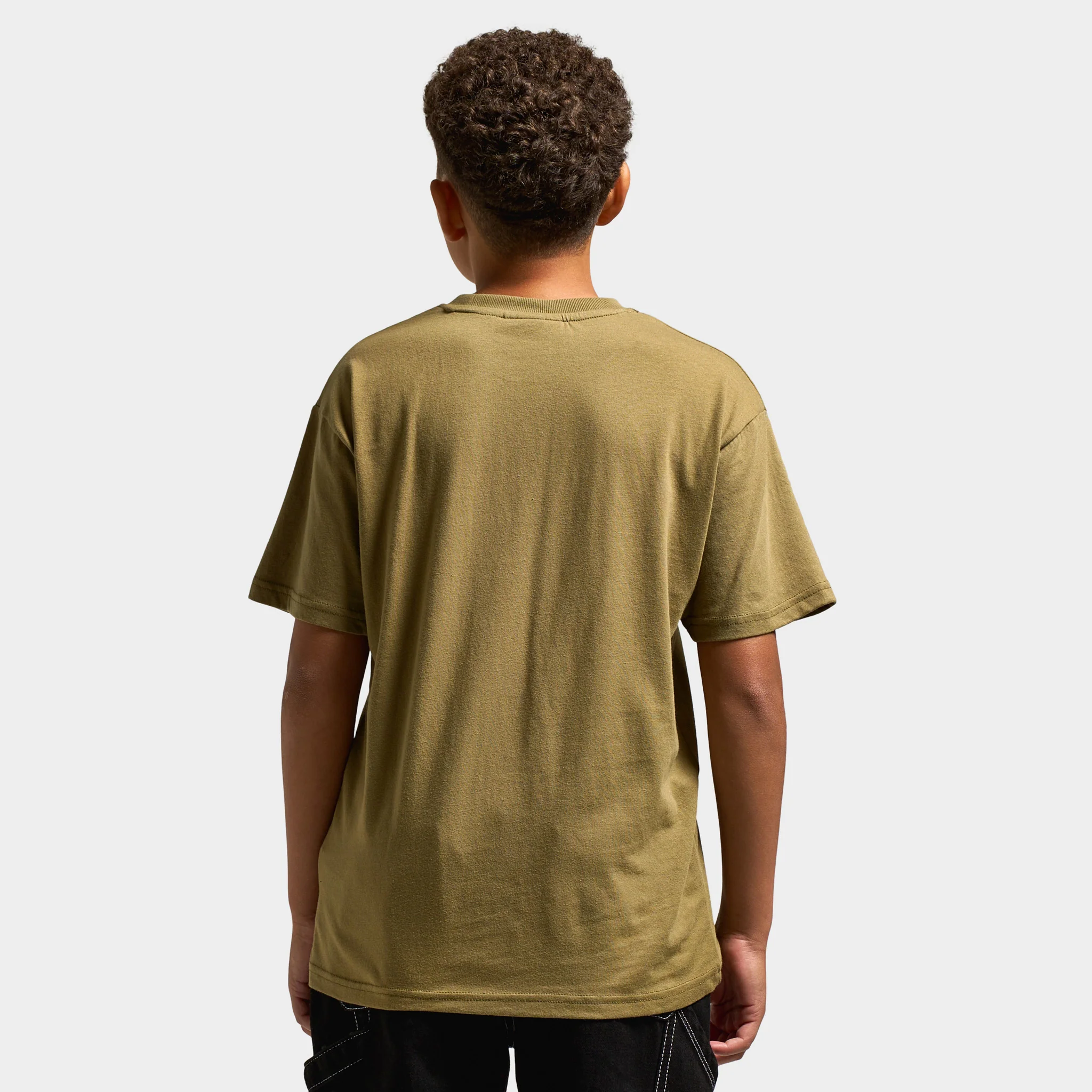 Mitchell & Ness Juniors' Stacked Tee - Raptors / Olive - Image 2