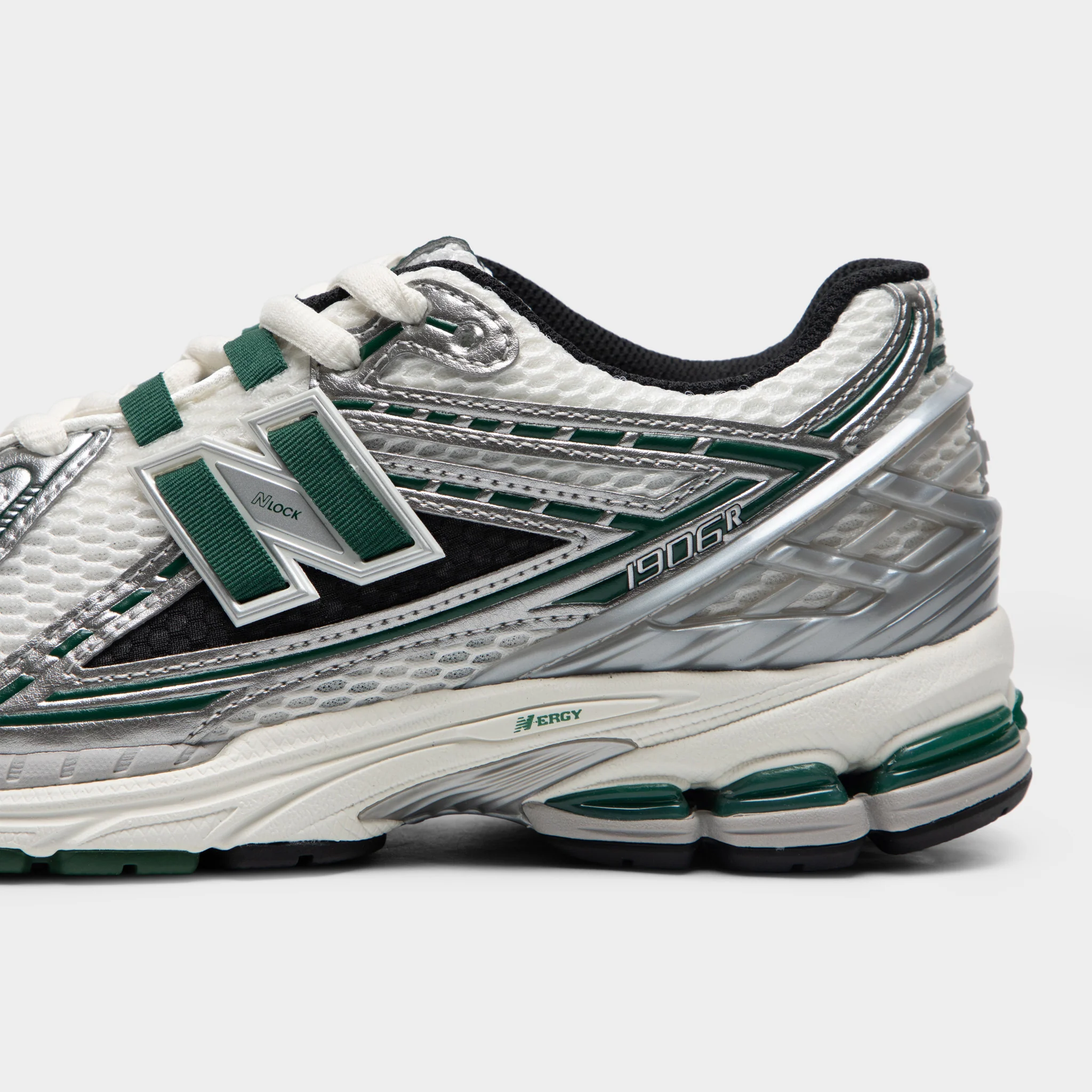 New Balance 1906 Silver Metallic / Night Watch Green - Image 3