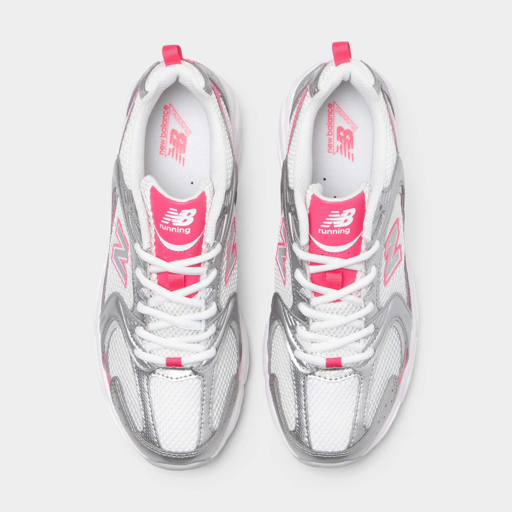 New Balance 530 Silver Metallic / Dragon Berry - Image 5
