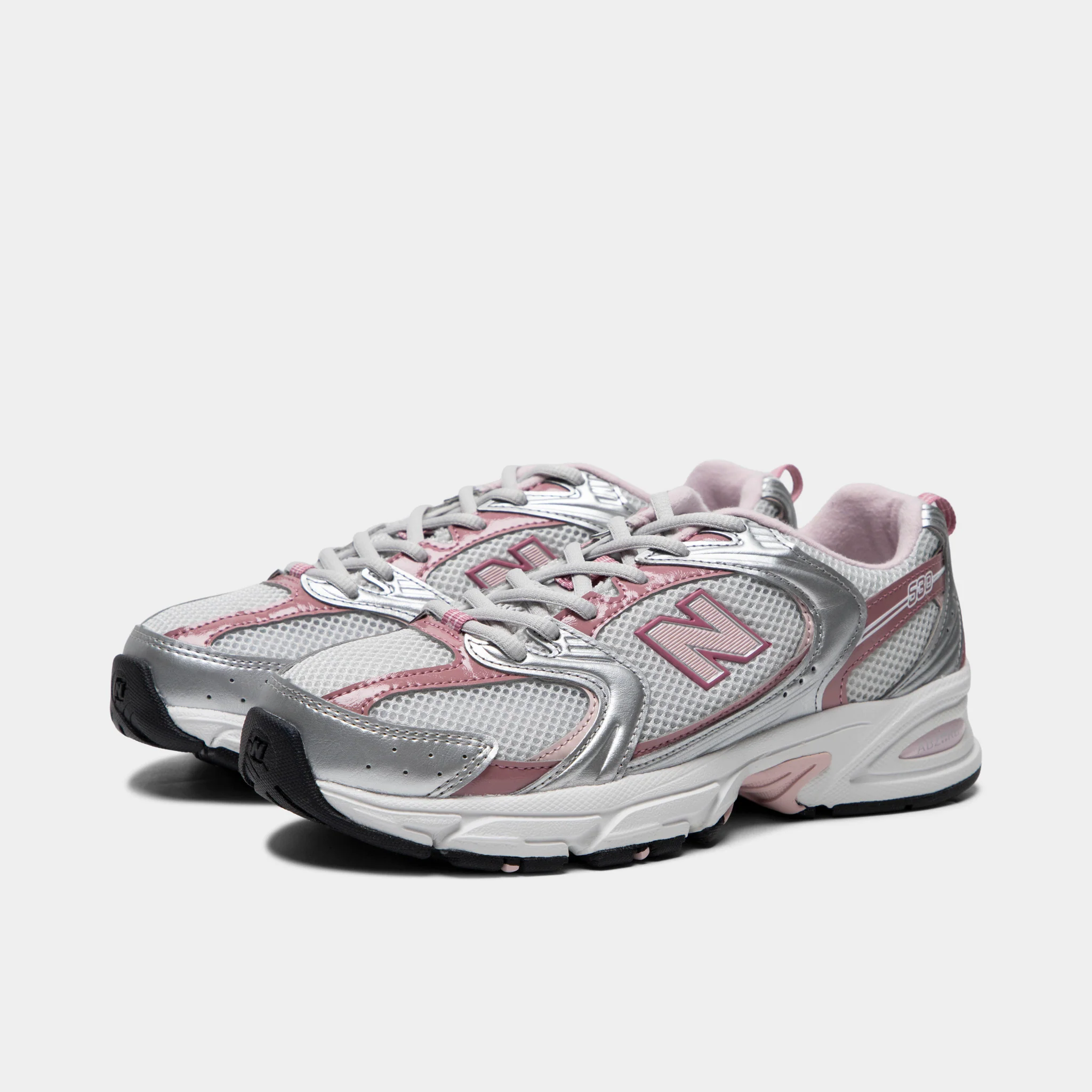 New Balance 530 Silver Metallic / Rosewood - Image 2