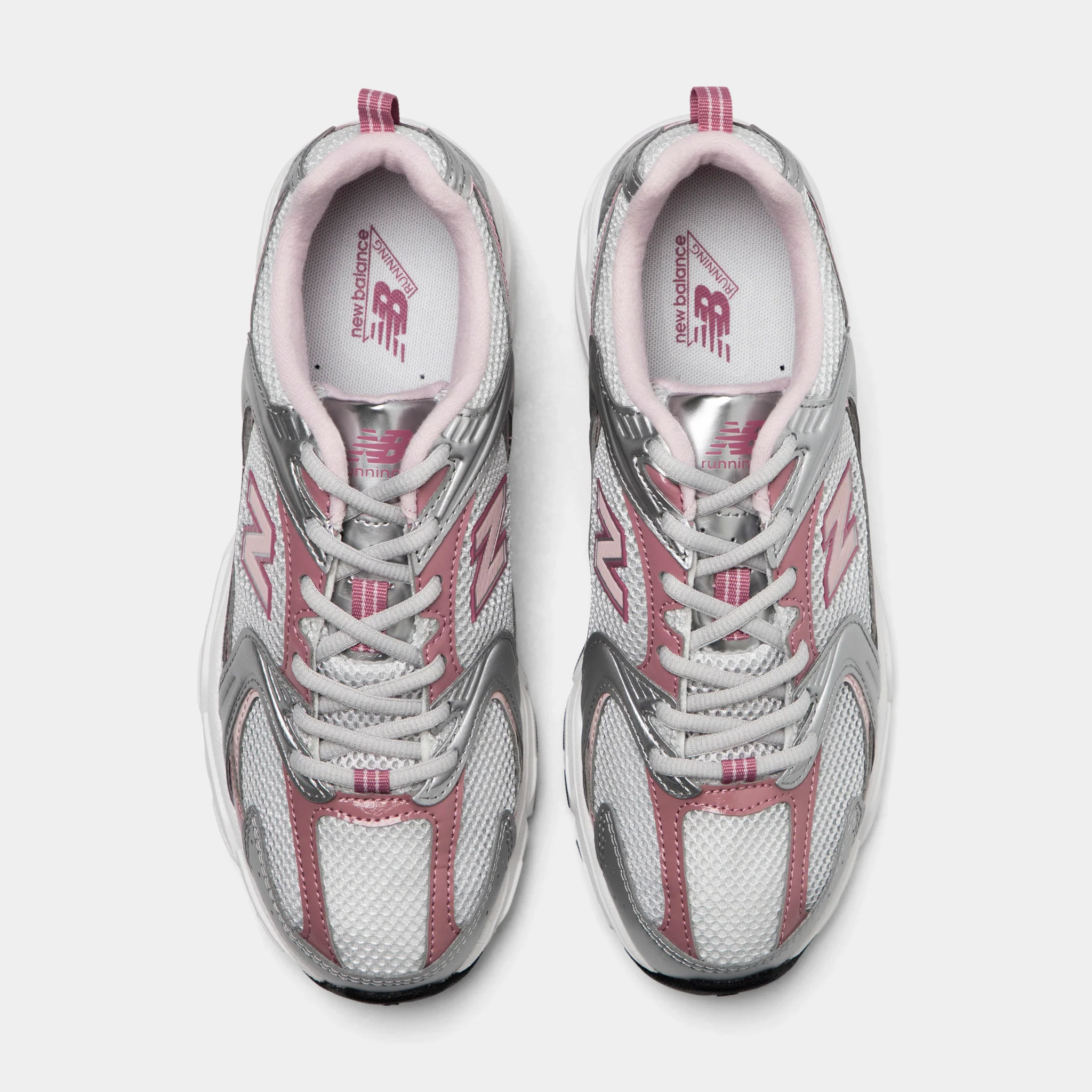 New Balance 530 Silver Metallic / Rosewood - Image 5