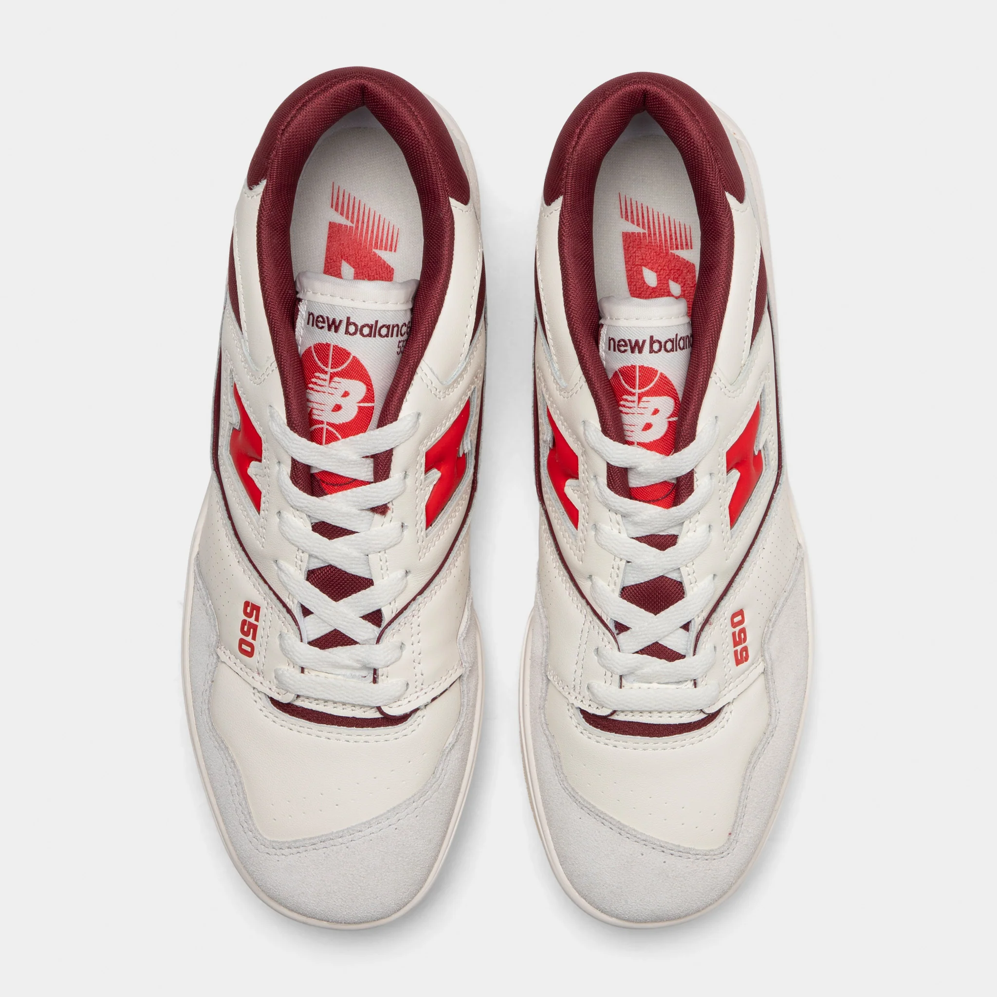 New Balance 550 White / Red - Image 5