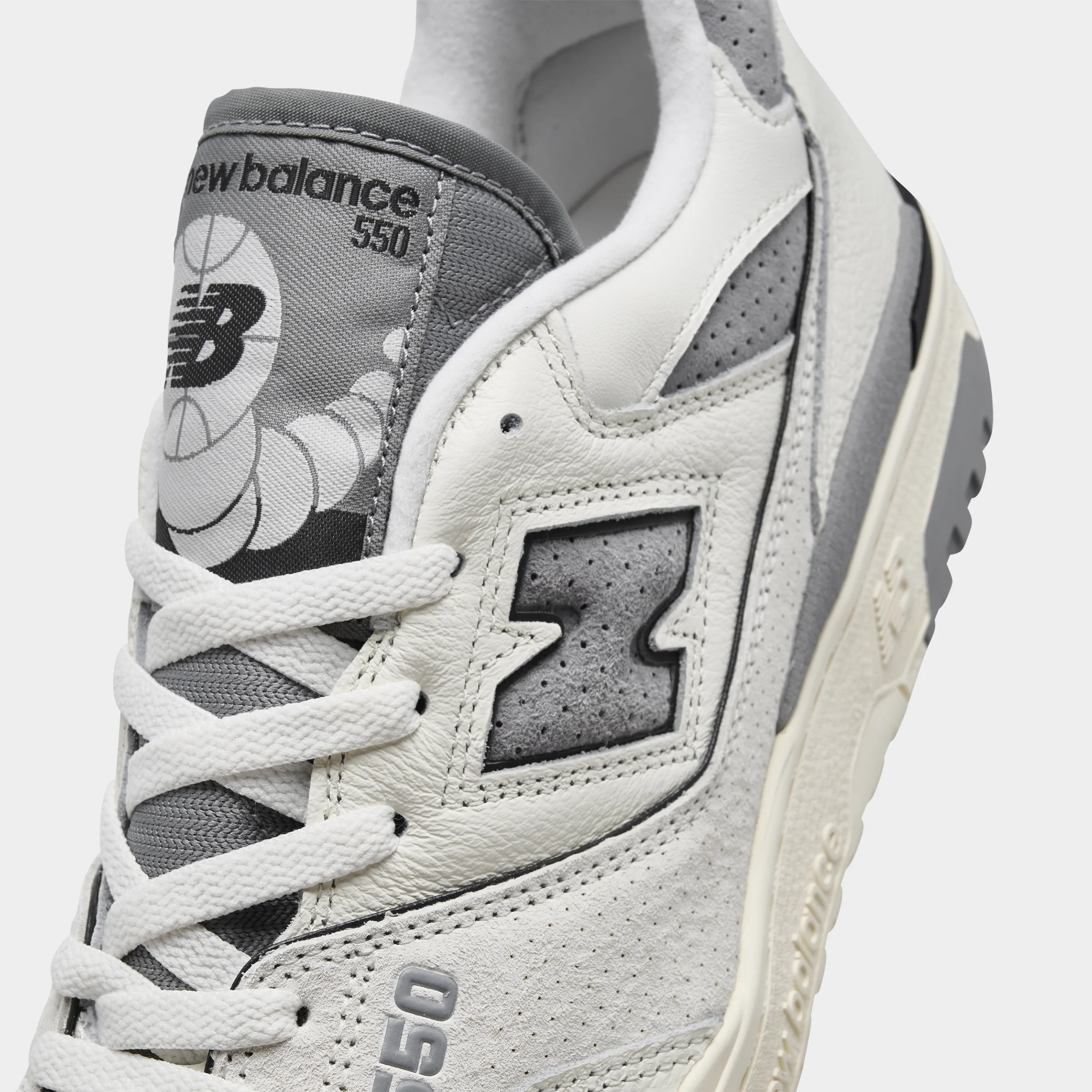 New Balance 550 Sea Salt / Slate Grey - Image 3