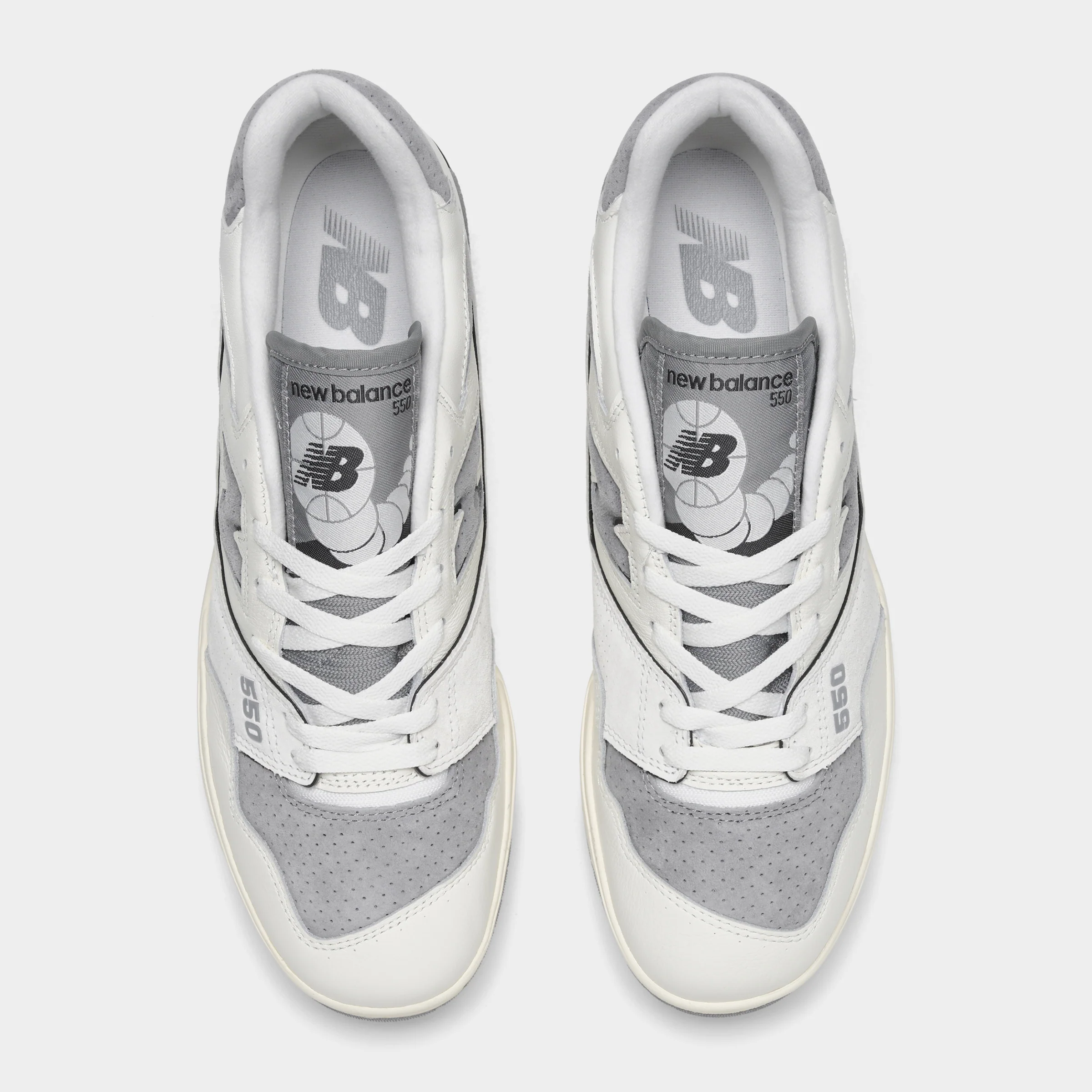 New Balance 550 Sea Salt / Slate Grey - Image 5
