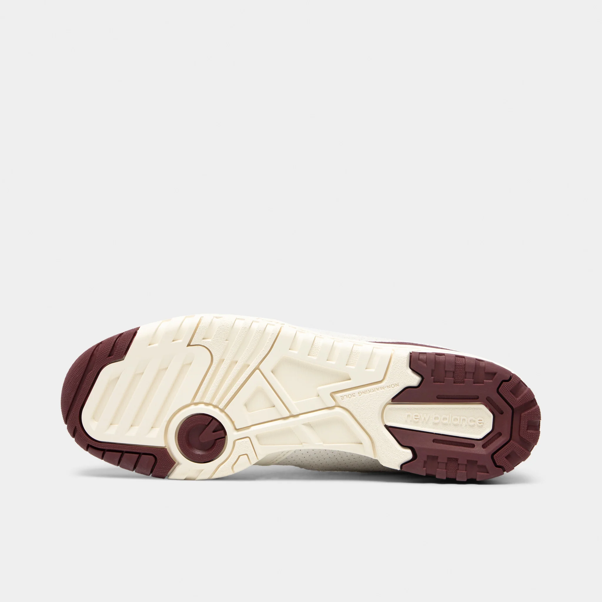 New Balance 550 Sea Salt / Classic Crimson - Image 6