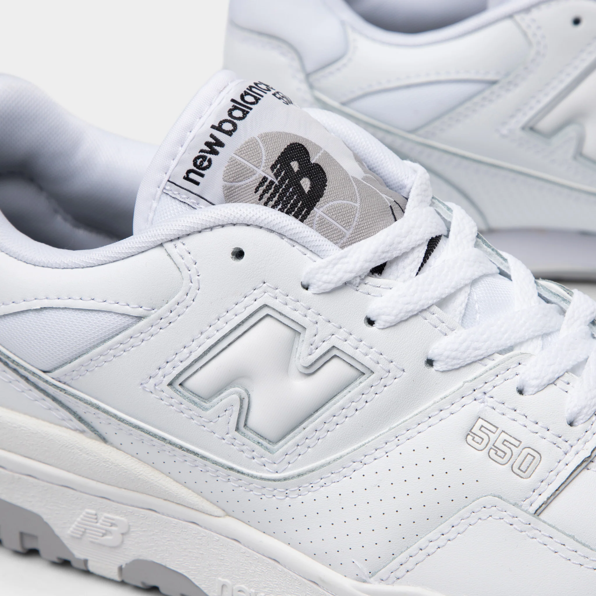 New Balance 550 White / White - Image 3