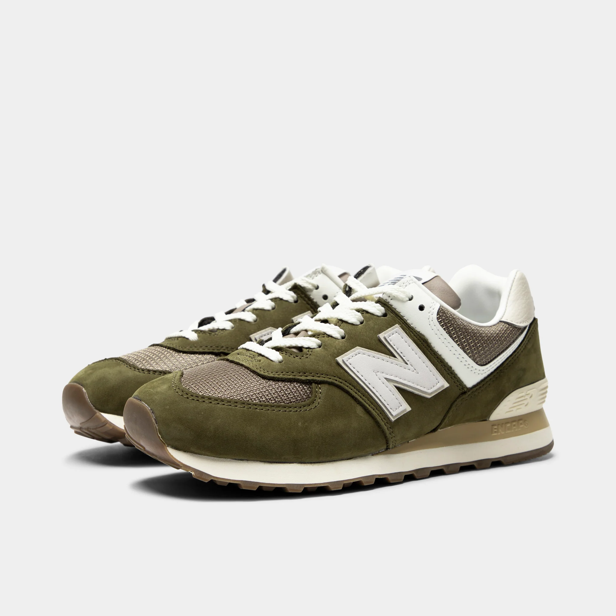 New Balance 574 Brown /  White - Image 2