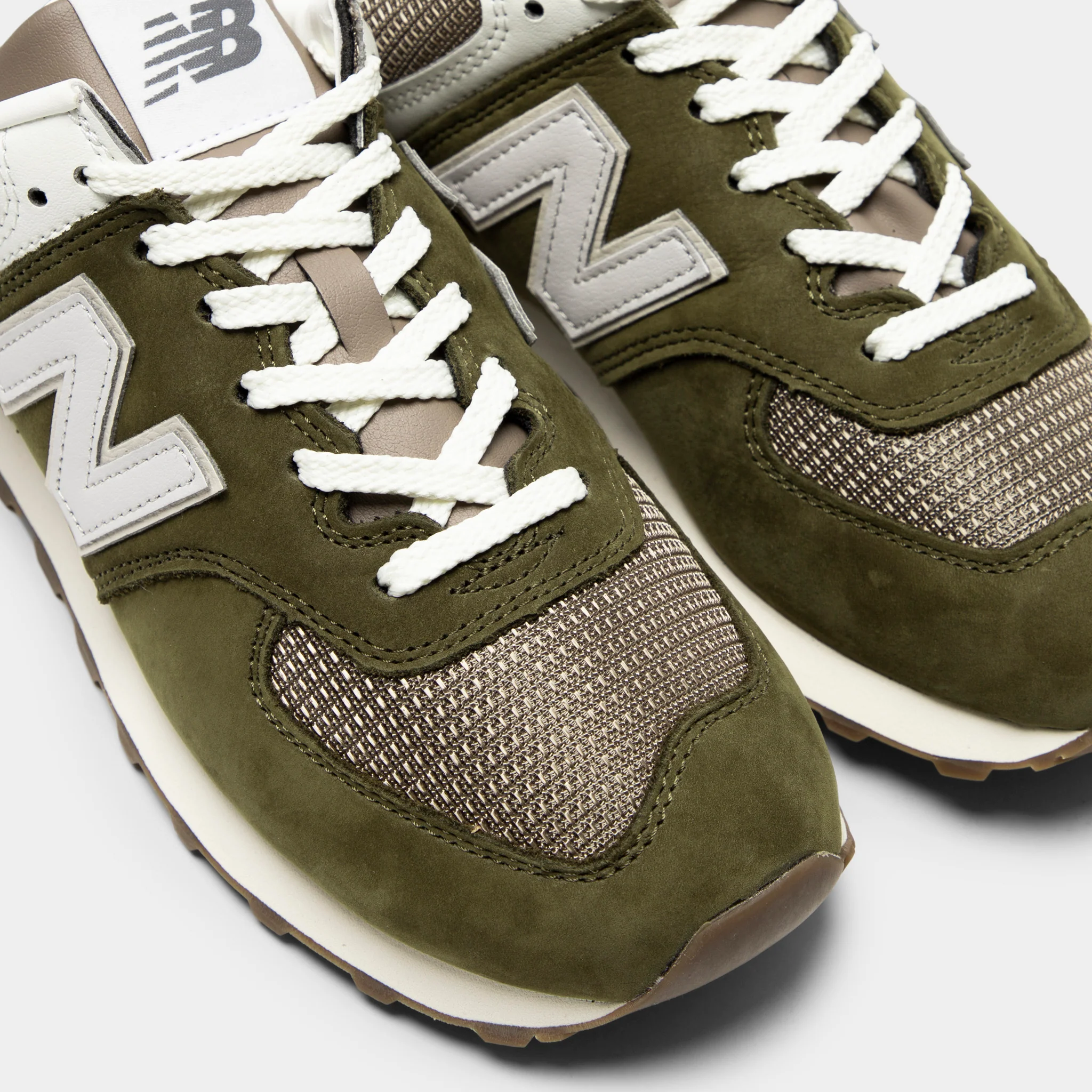 New Balance 574 Brown /  White - Image 3