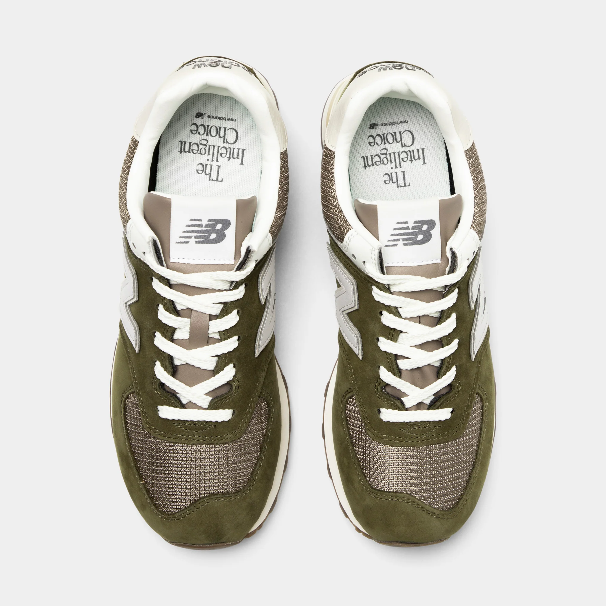 New Balance 574 Brown /  White - Image 5