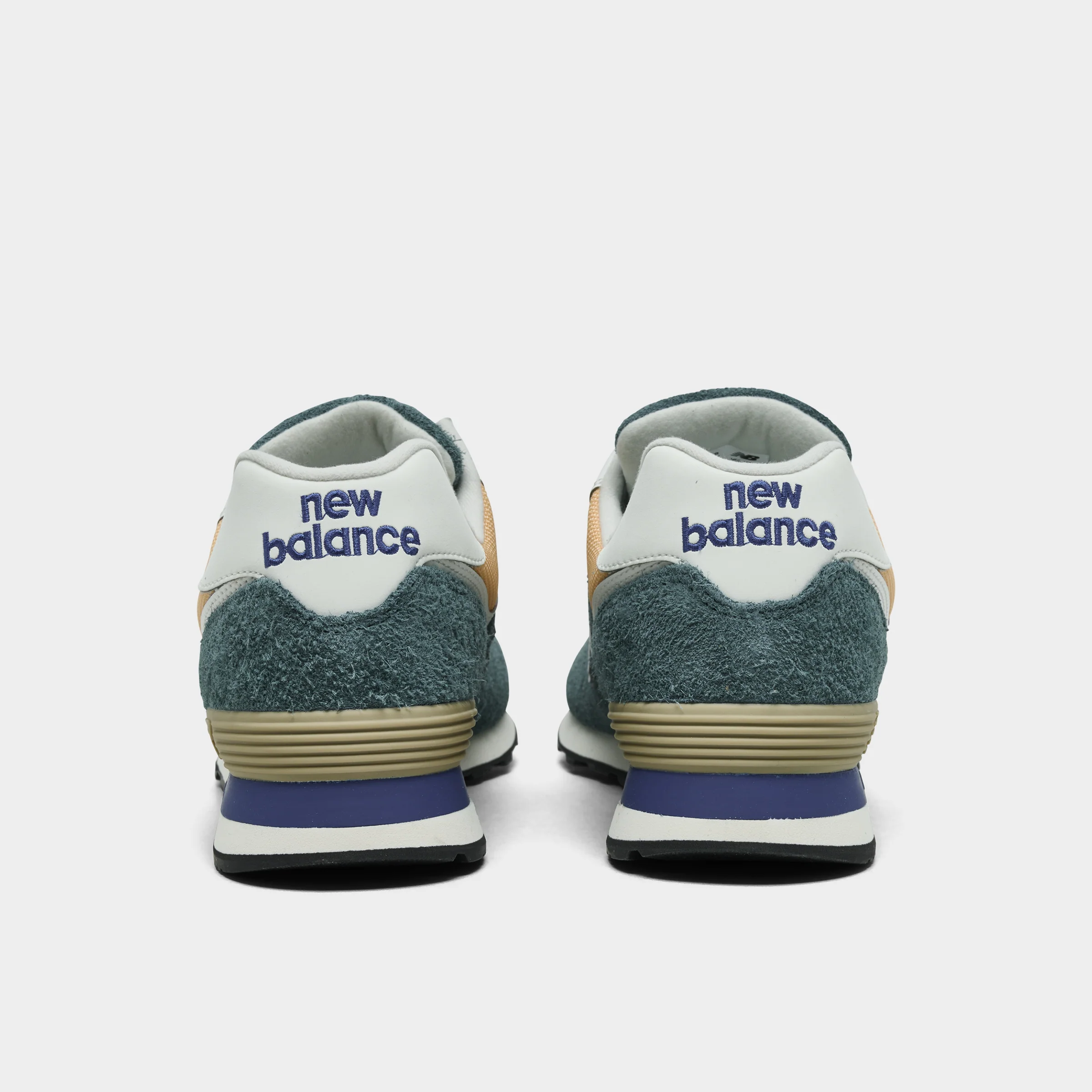 New Balance 574 New Spruce / Peach Blossom - Image 4