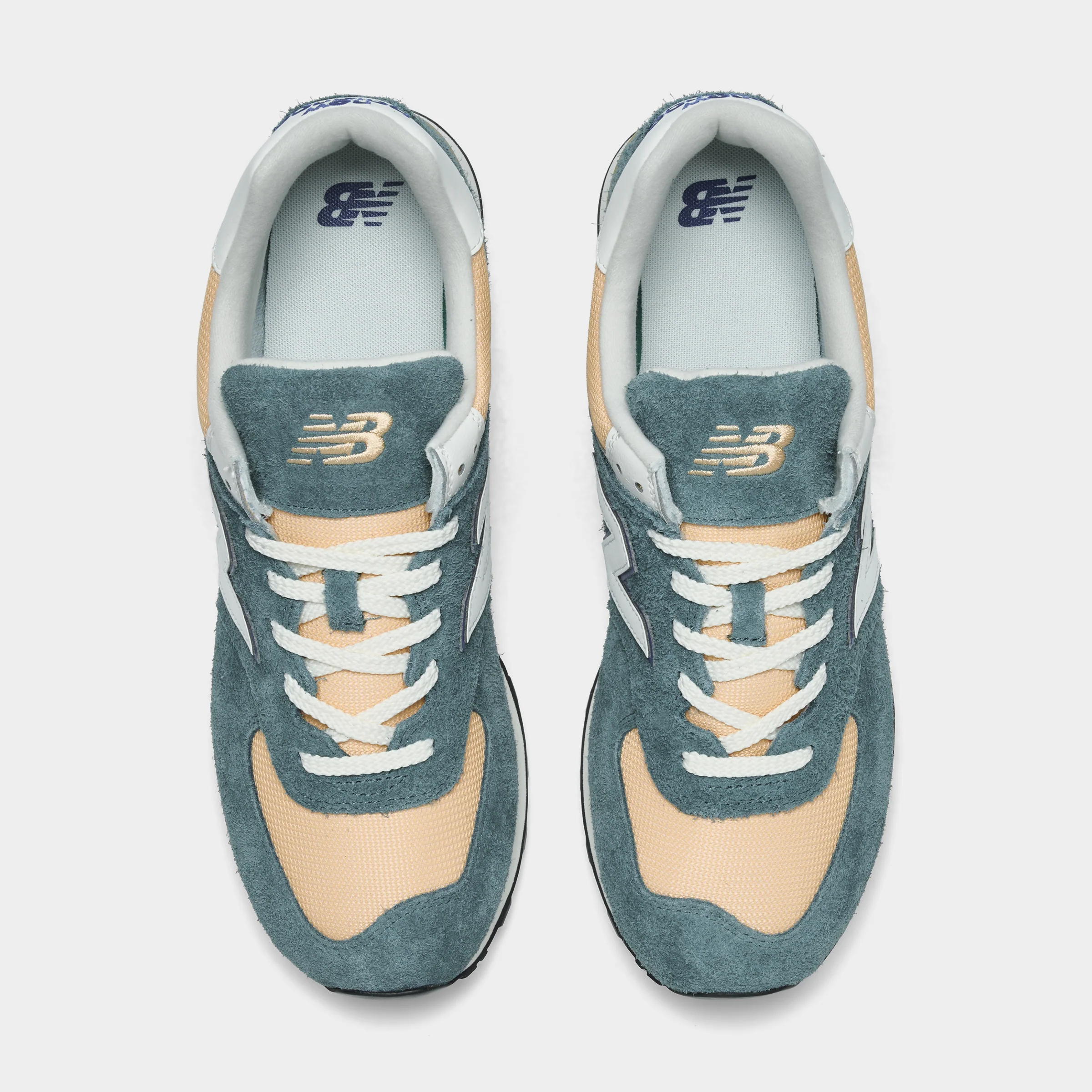 New Balance 574 New Spruce / Peach Blossom - Image 5