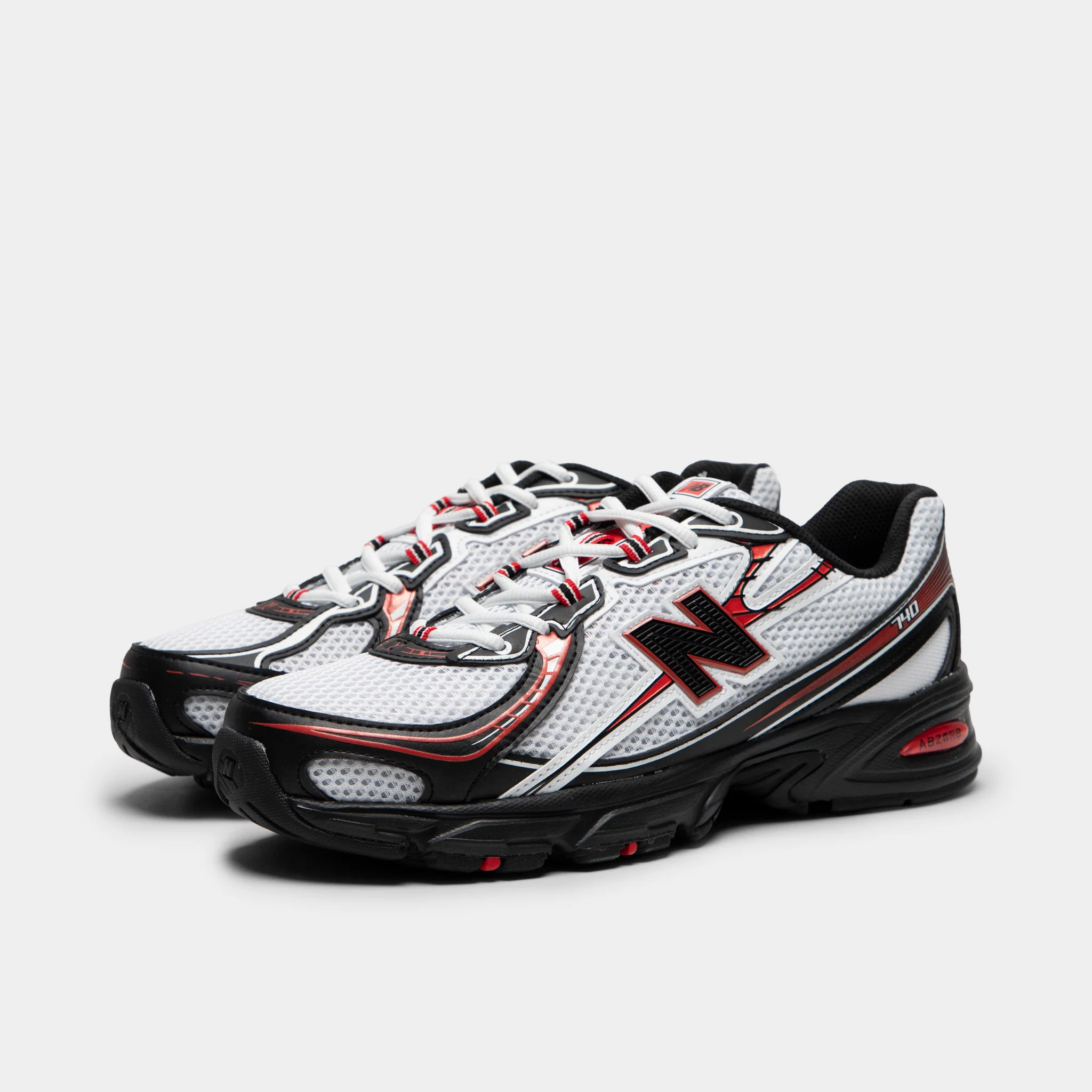 New Balance 740 White / Black - Red - Image 2