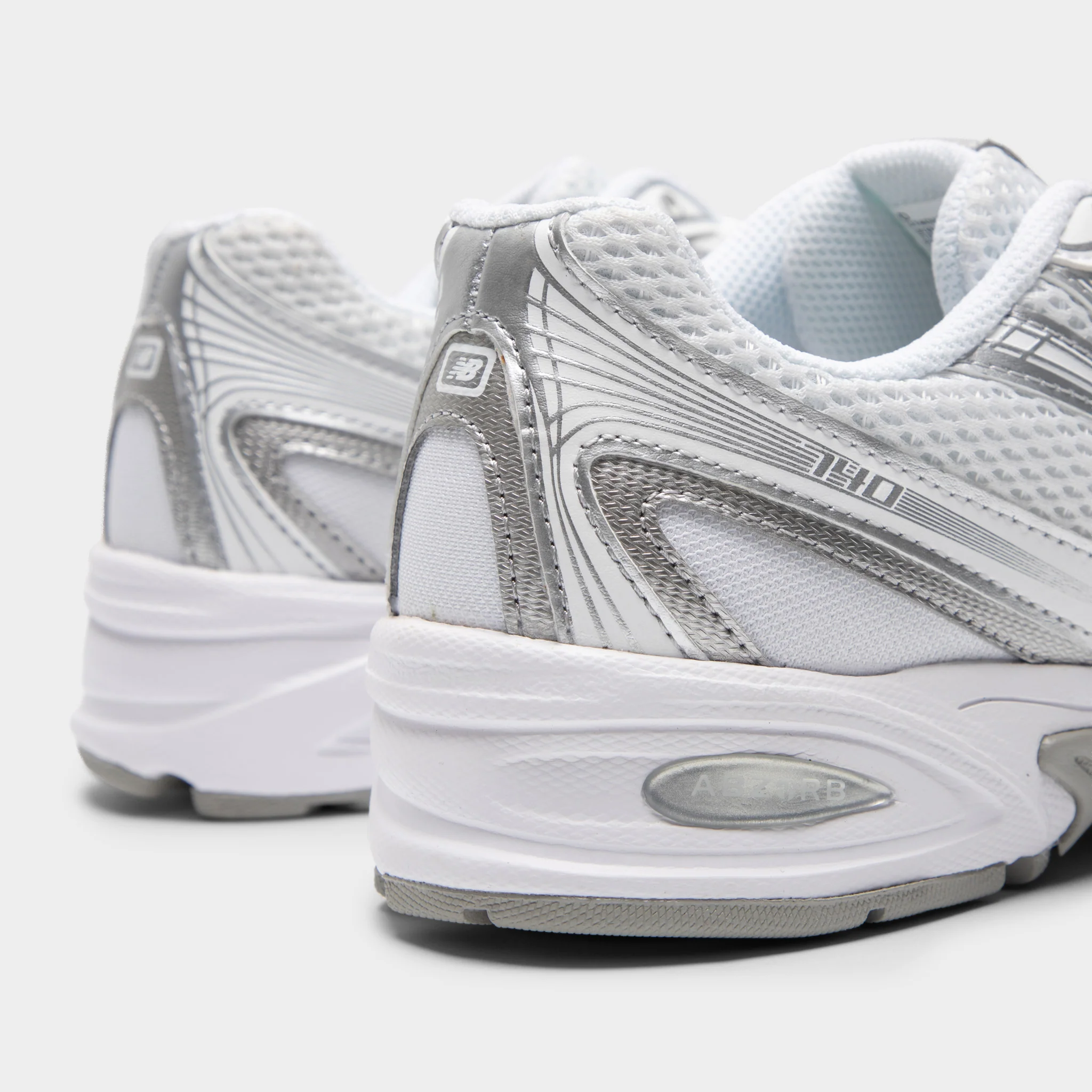 New Balance 740 White / Silver Metallic - Image 3