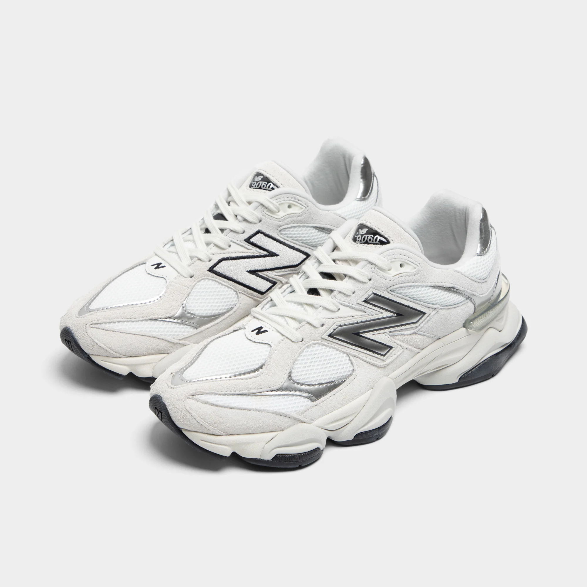 New Balance 9060 White / Silver - Image 2