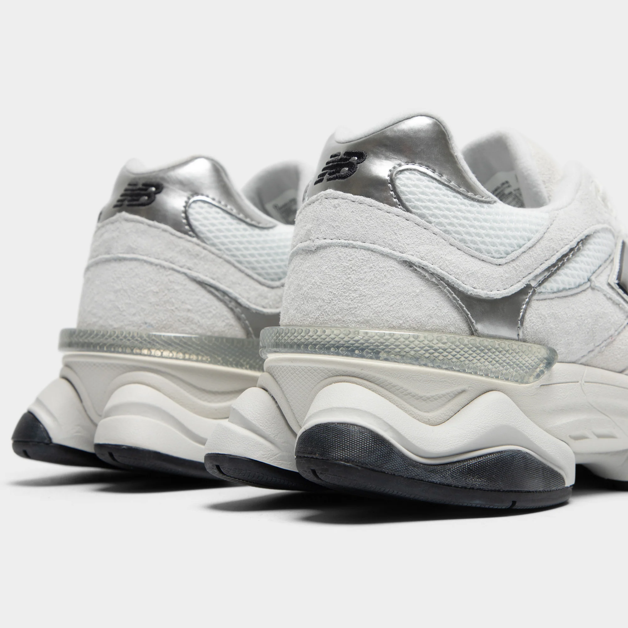 New Balance 9060 White / Silver - Image 3