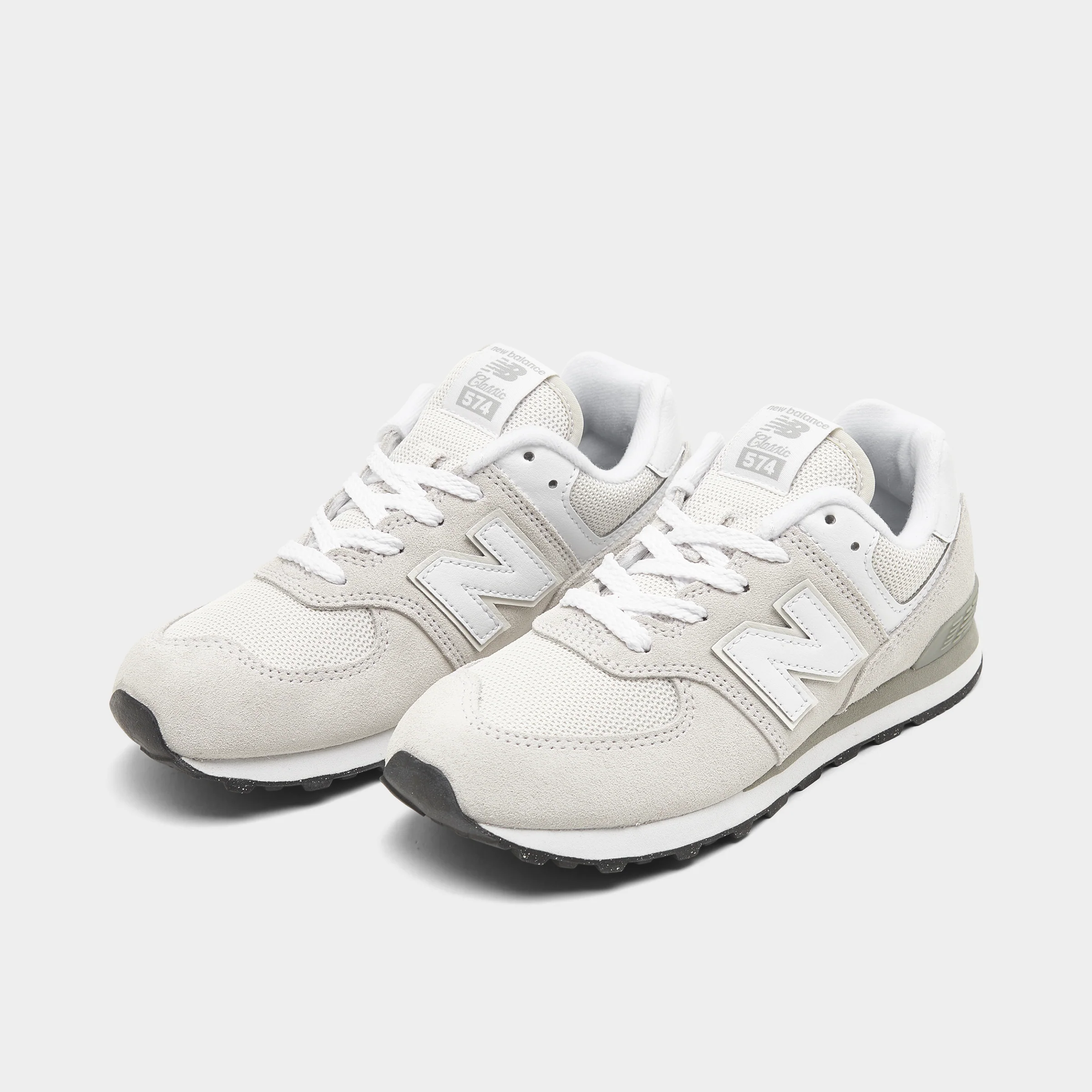 New Balance Children's 574 Nimbus Cloud / White - Image 2