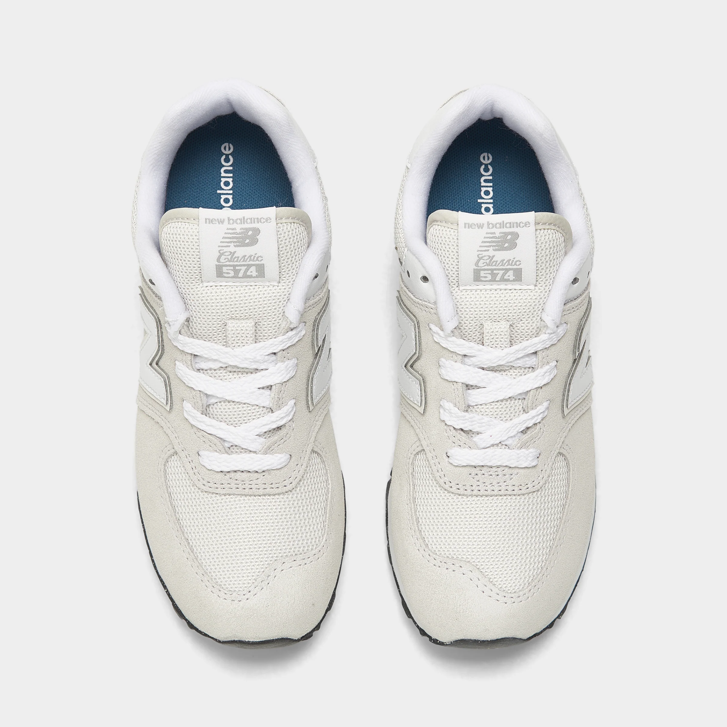 New Balance Children's 574 Nimbus Cloud / White - Image 5
