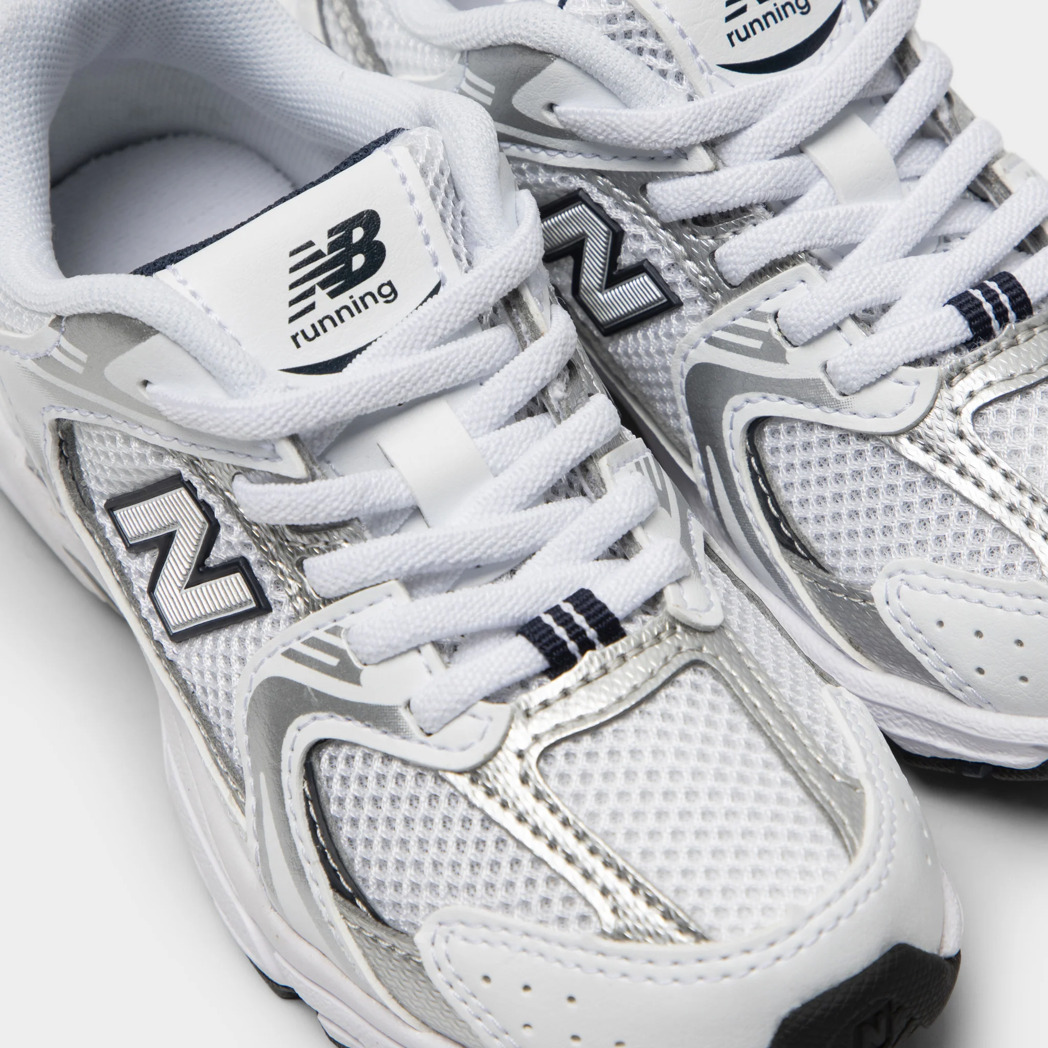 New Balance Children's 530 Natural Indigo / Silver Metallic - Image 3