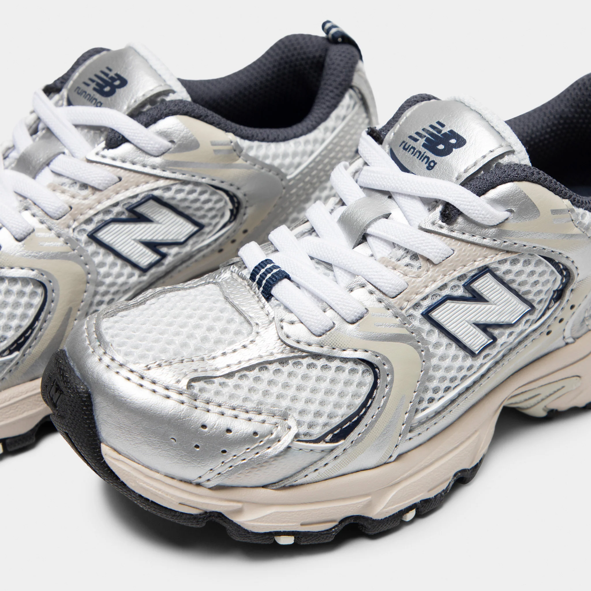 New Balance Children's 530 Summer Fog / Nimbus Cloud - NB Navy - Image 3