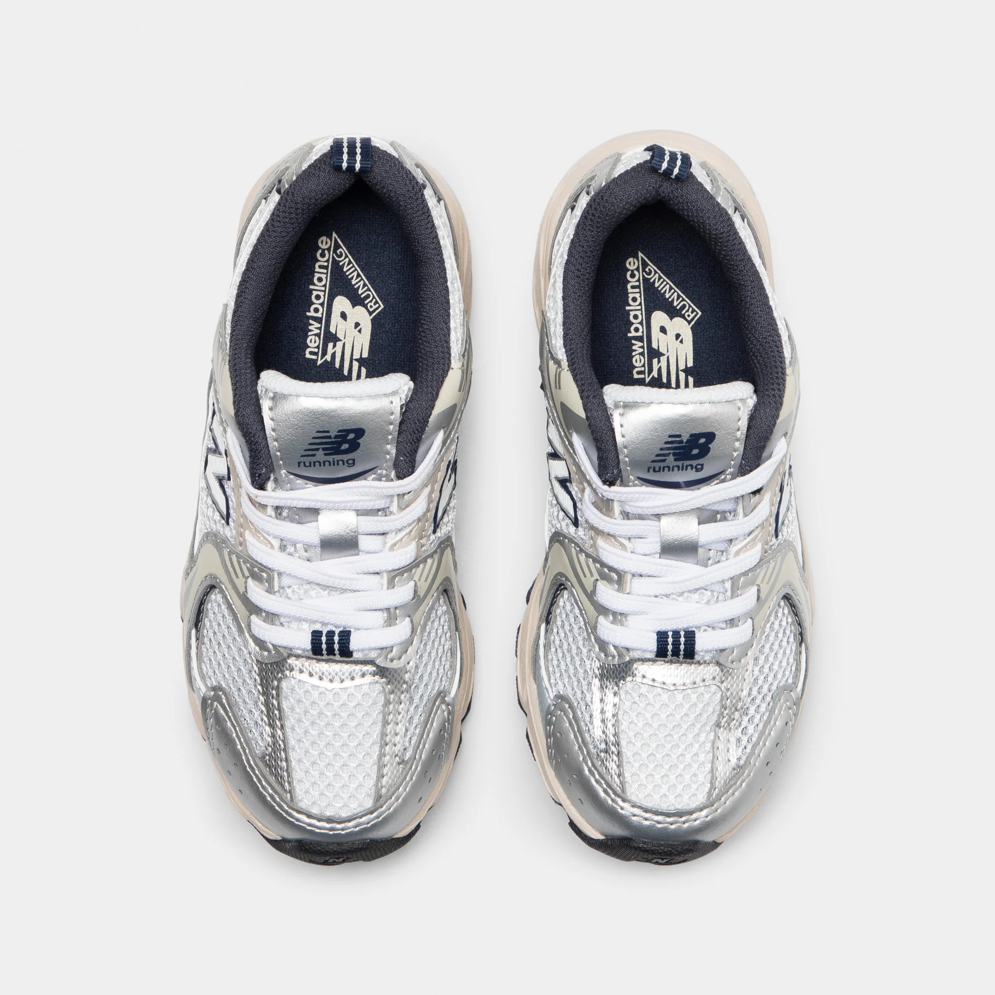 New Balance Children's 530 Summer Fog / Nimbus Cloud - NB Navy - Image 5