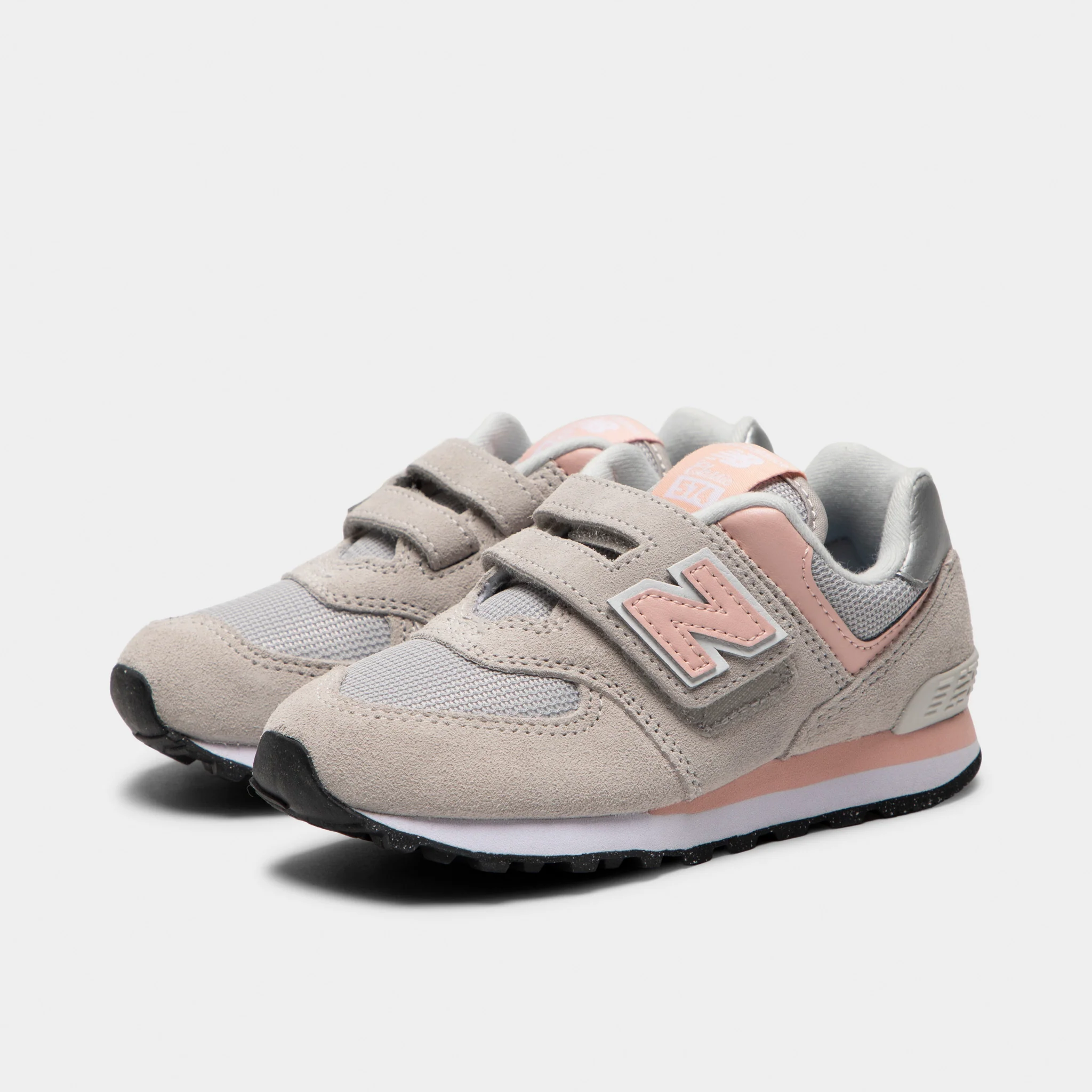 New Balance Childrens' 574 Nimbus Cloud / Pink Haze - Image 2