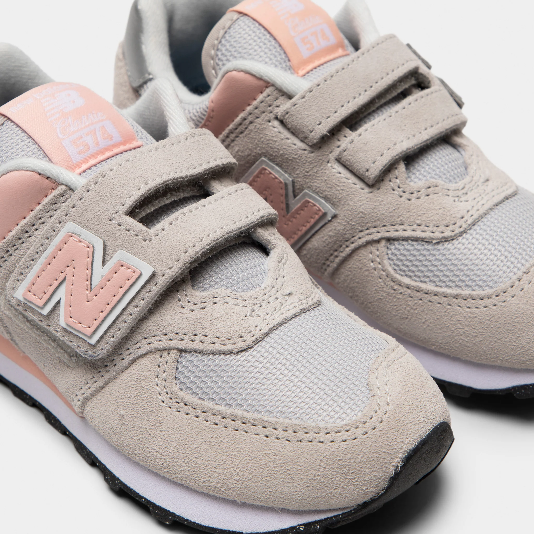 New Balance Childrens' 574 Nimbus Cloud / Pink Haze - Image 3