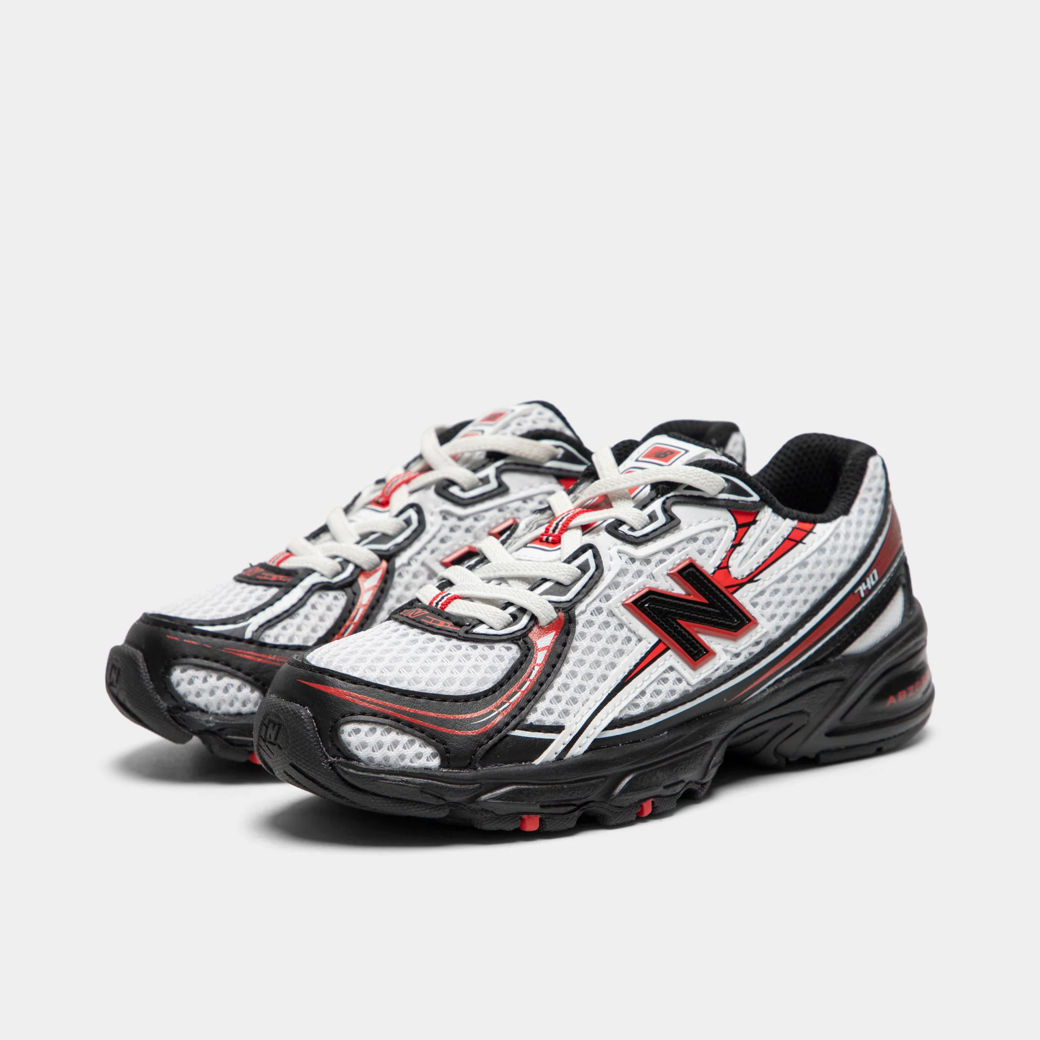 New Balance Children's 740 White / Black - Red - Image 2