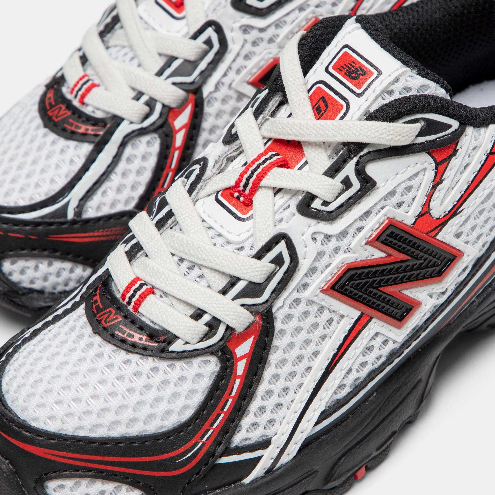 New Balance Children's 740 White / Black - Red - Image 3