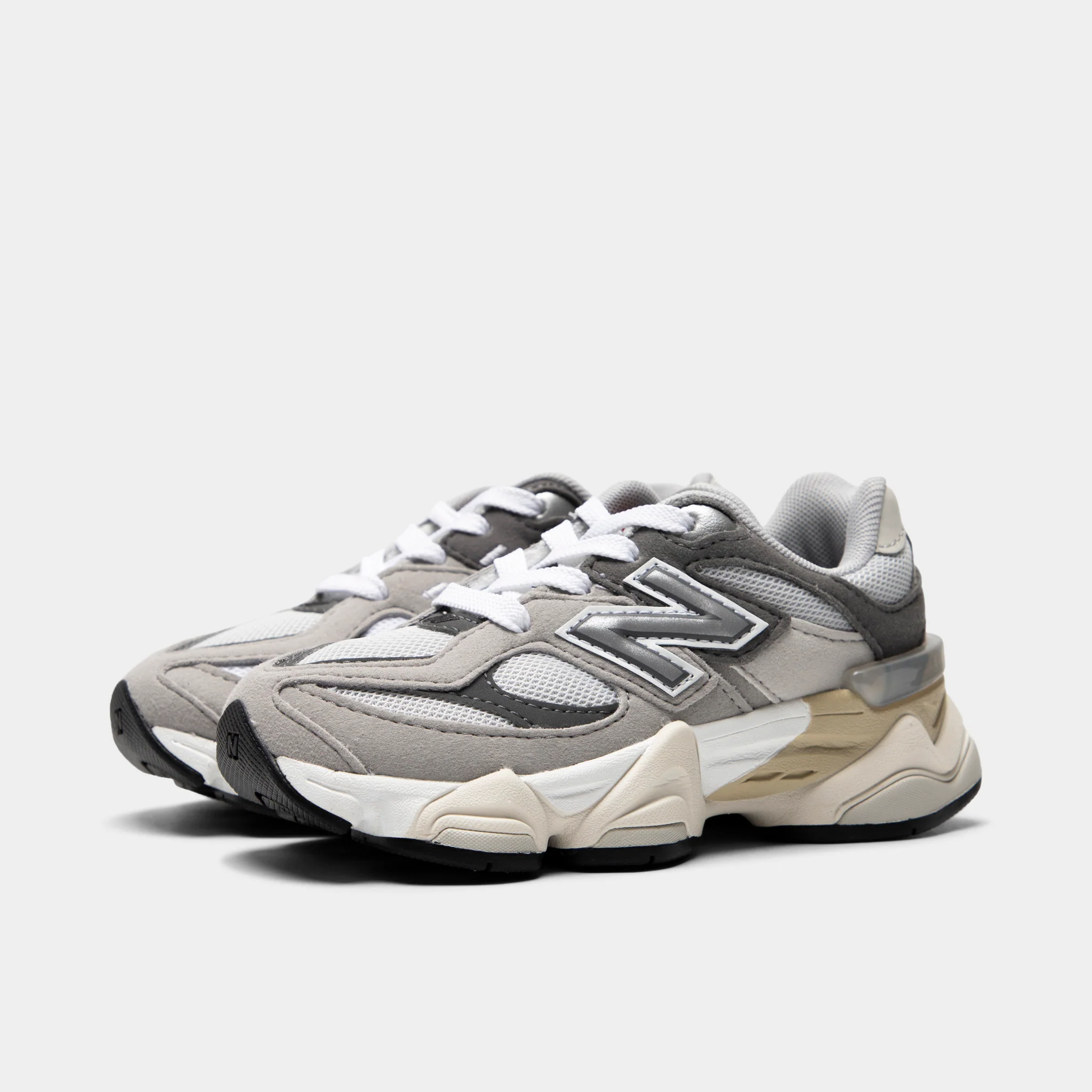 New Balance Children's 9060 Rain Cloud / Castlerock - Image 2