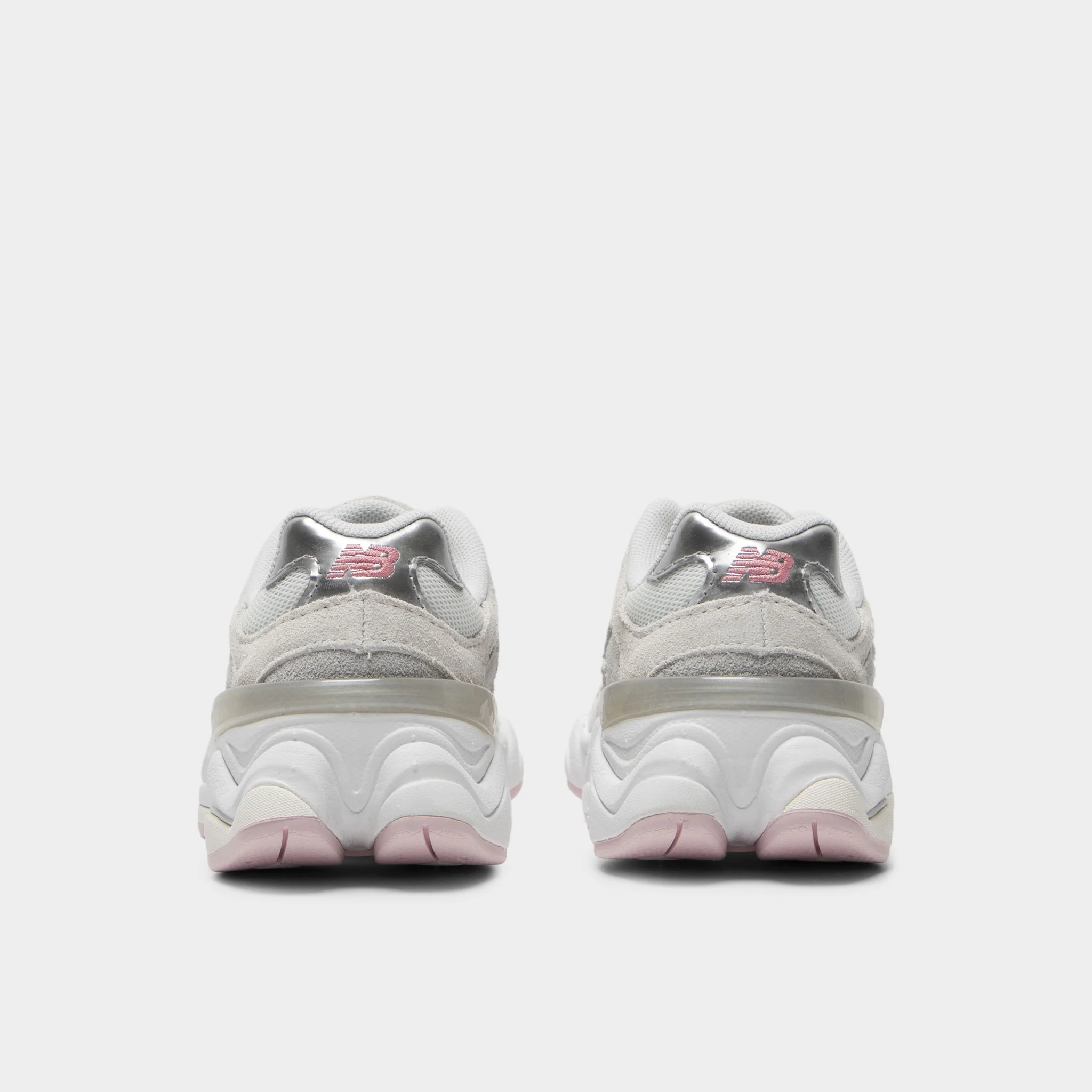 New Balance Children's 9060 White / Pink - Image 4