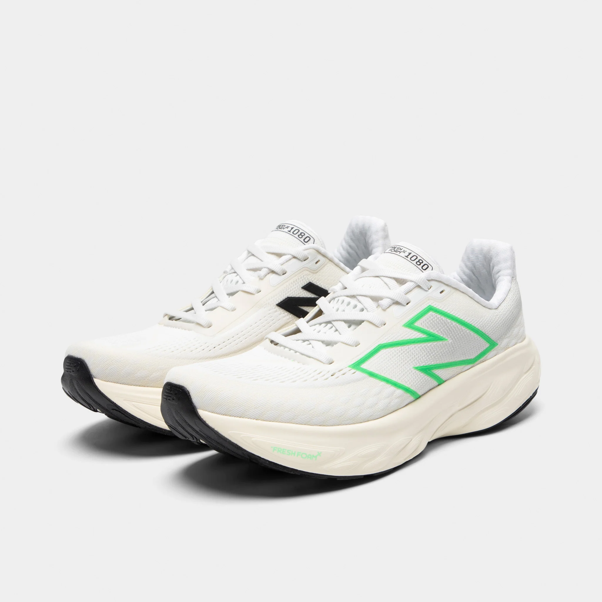 New Balance Fresh Foam 1080v14 White / Lime Leaf - Image 2