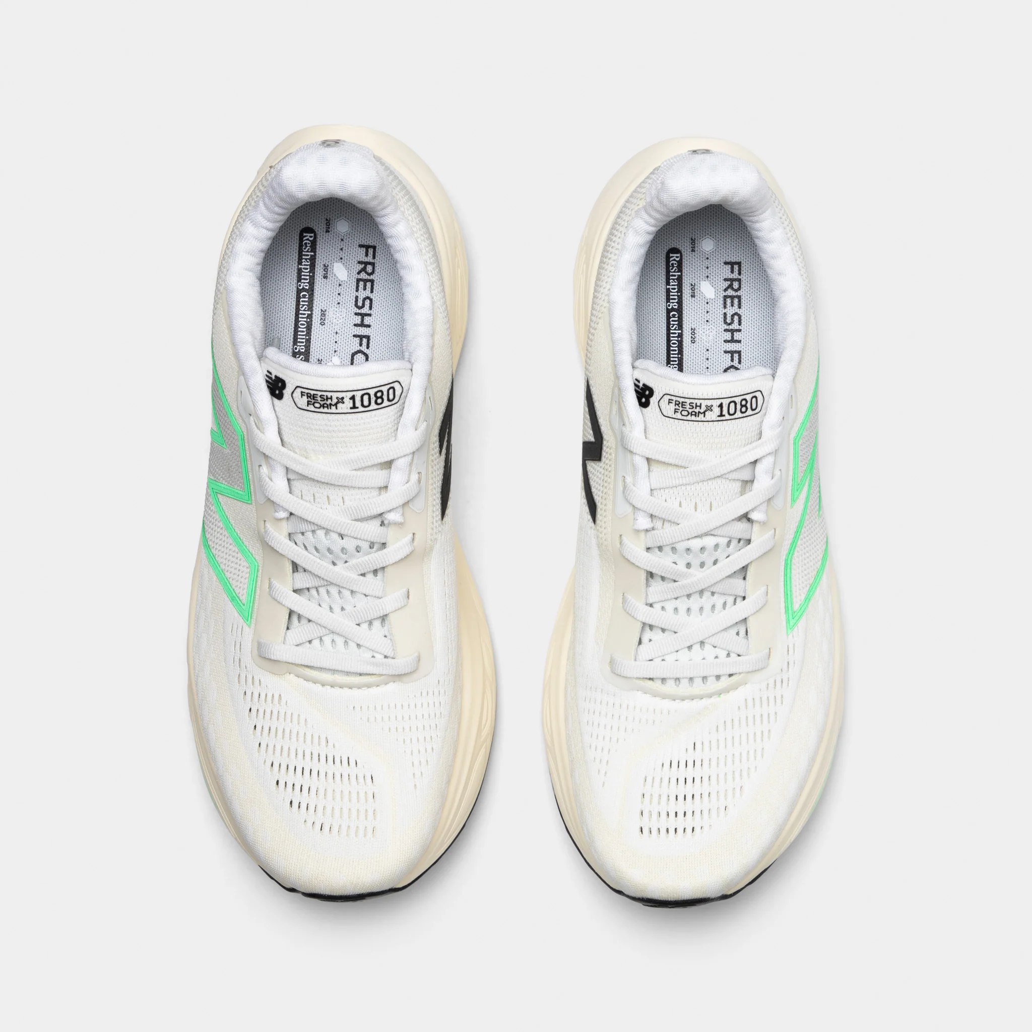 New Balance Fresh Foam 1080v14 White / Lime Leaf - Image 5