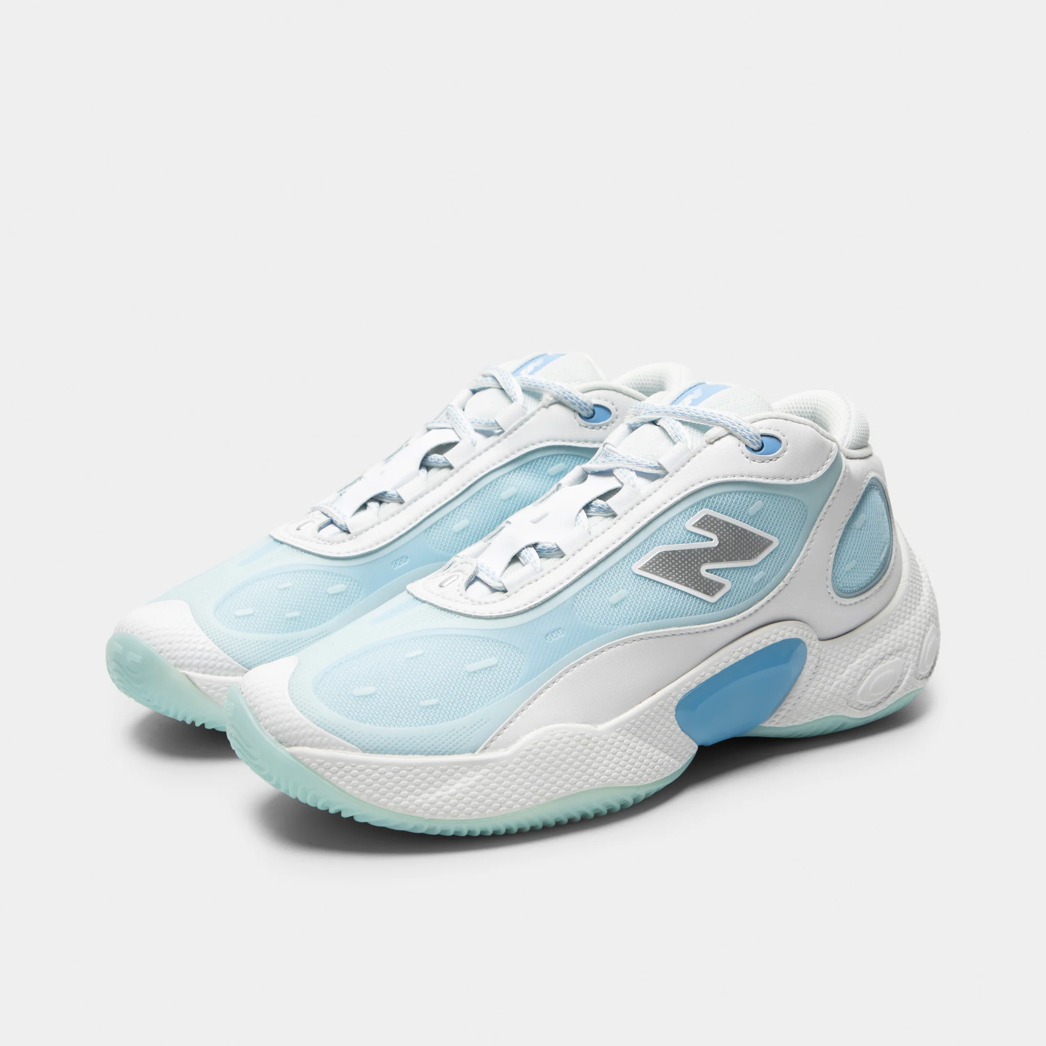 New Balance Fresh Foam White / Electric Sky - Image 2
