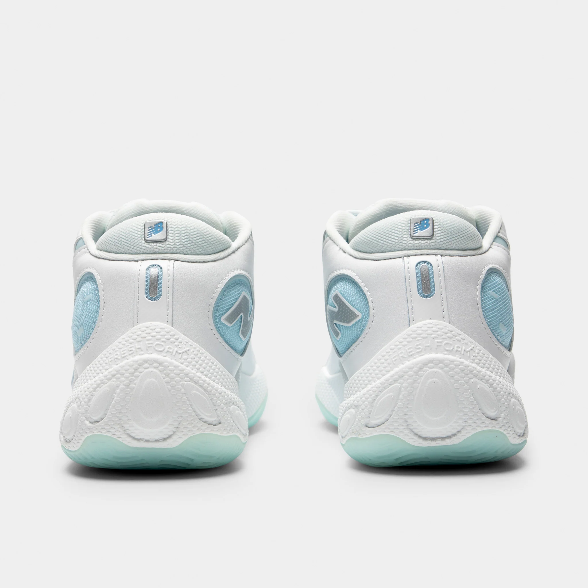 New Balance Fresh Foam White / Electric Sky - Image 5