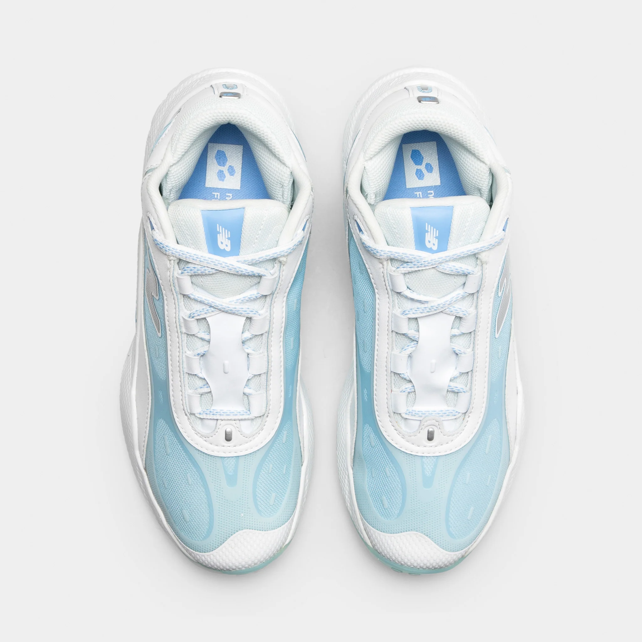 New Balance Fresh Foam White / Electric Sky - Image 6